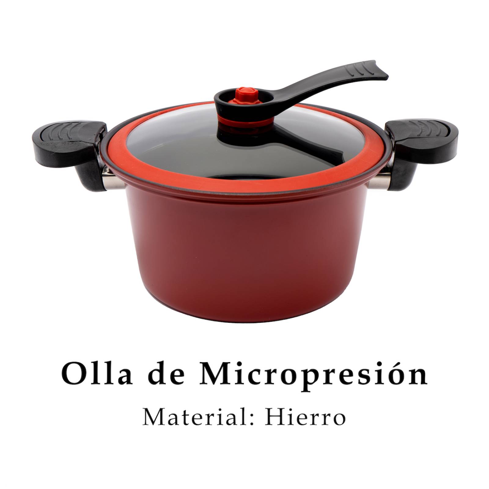Olla de Micro Presión de Hierro Conducción Termica Rapida y Calentamiento Uniforme 5.4L