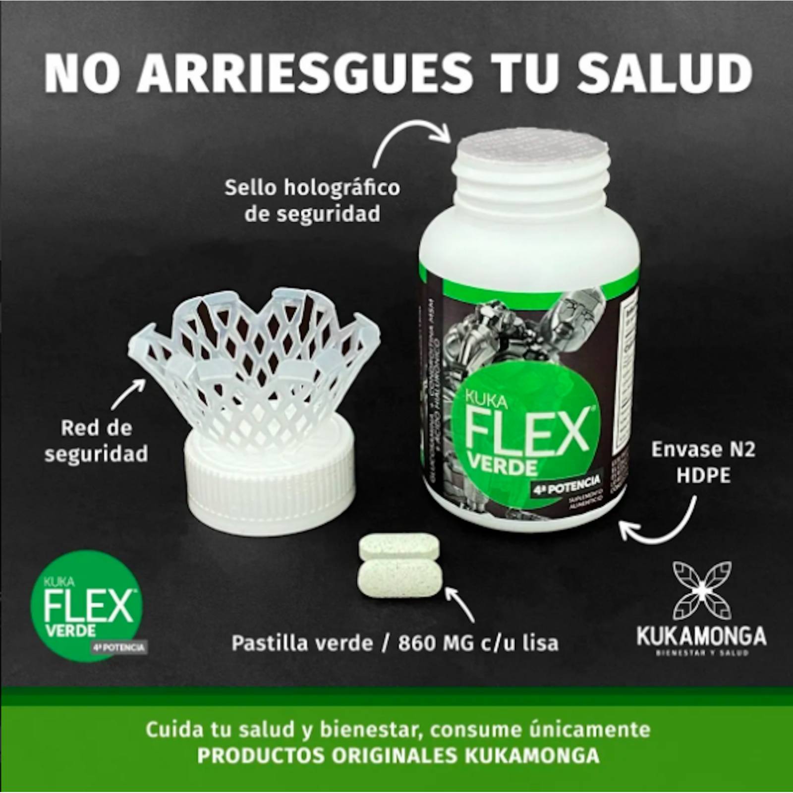 Kuka Flex Verde 30 caps Verde paquete 1 1