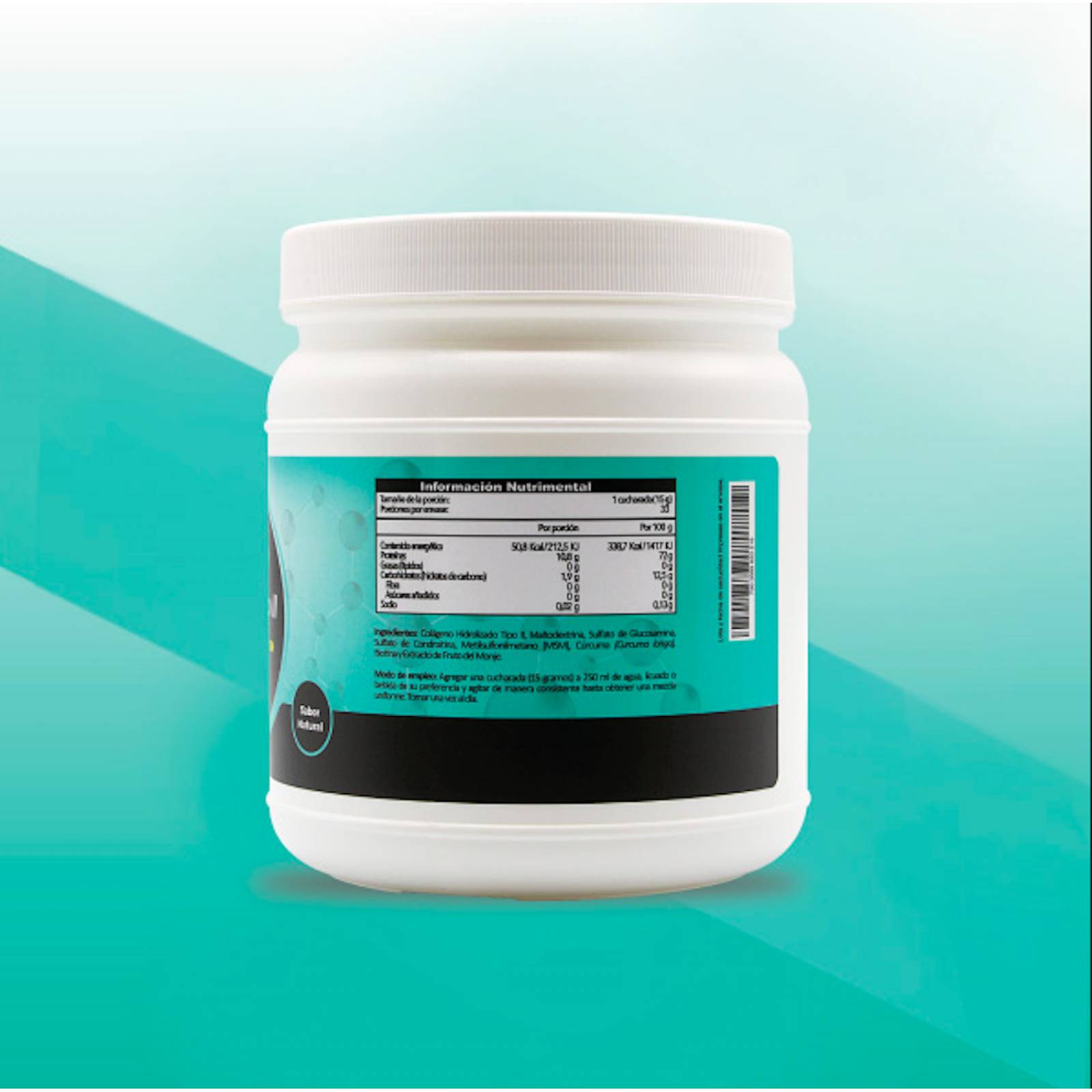 UMARY 1 Colágeno Hidrolizado tipo II. Polvo con Biotina. 500g