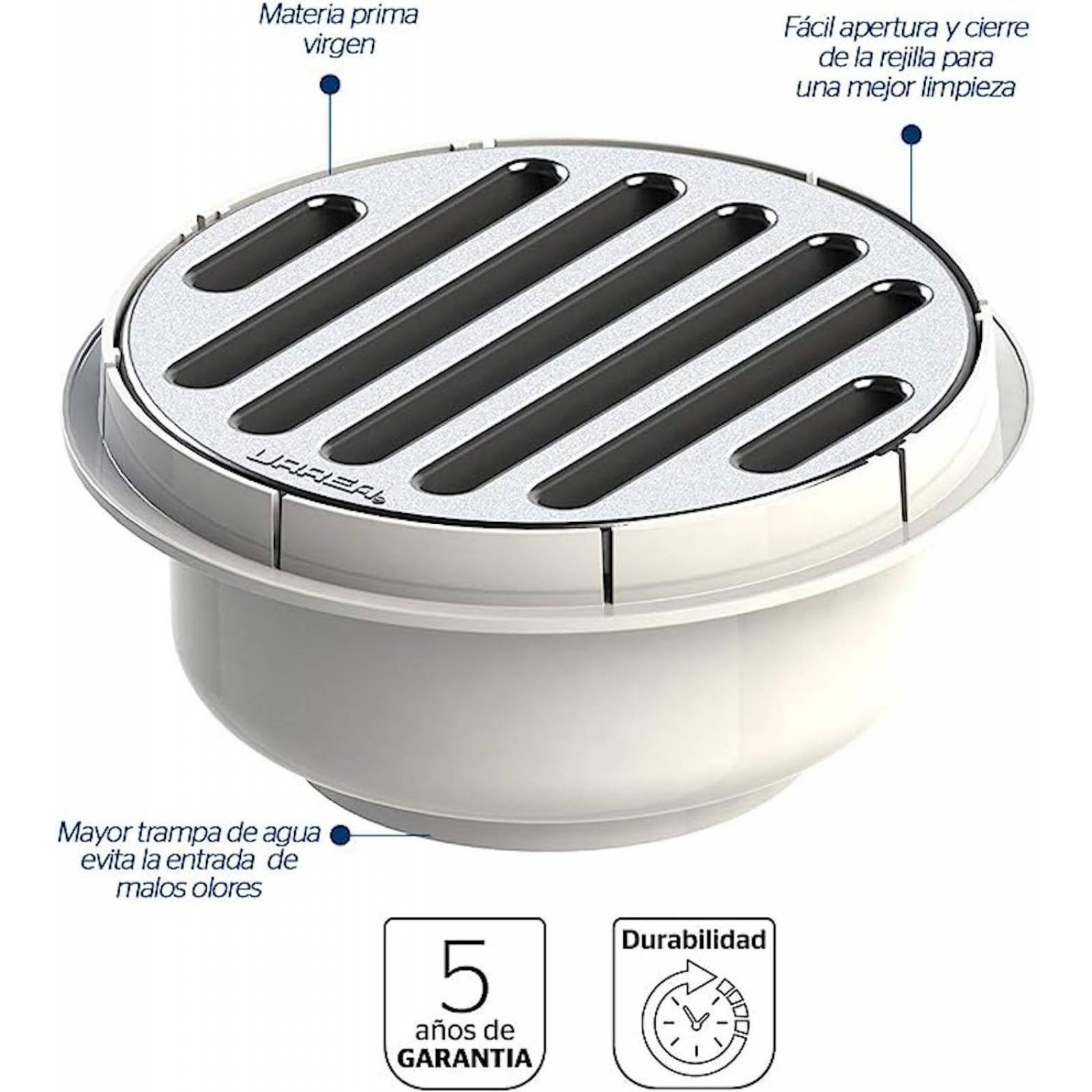 Urrea Coladera Universal Inox Hc174 