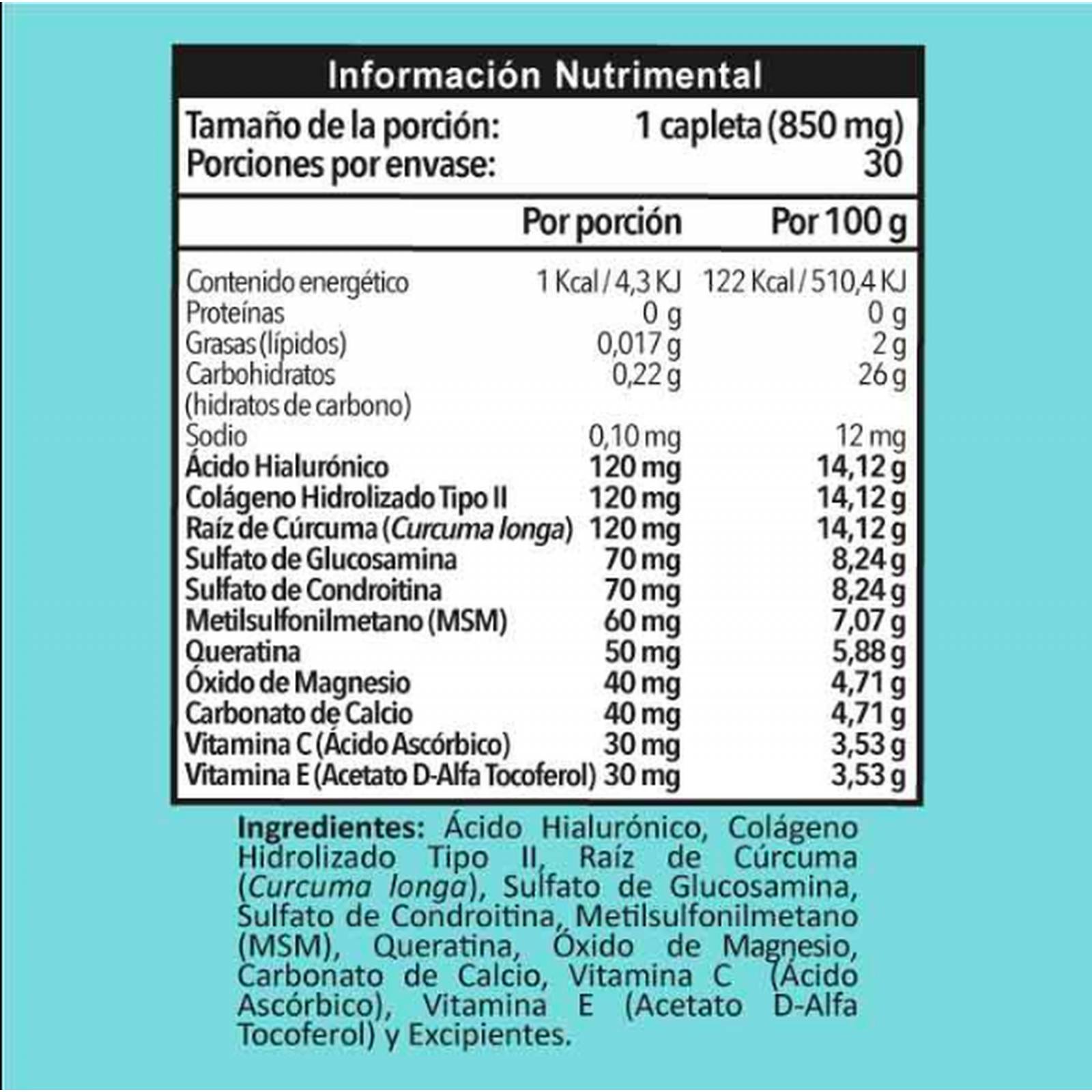 UMARY 10 Ácido Hialurónico con 30 Tabletas. Paquete de 10 