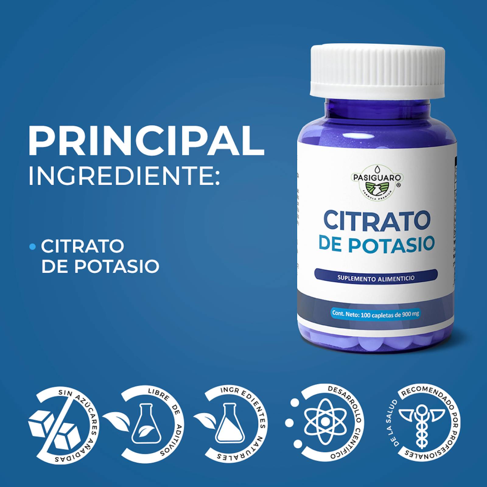 Citrato de Potasio y Magnesio 2 Pack Pasiguaro