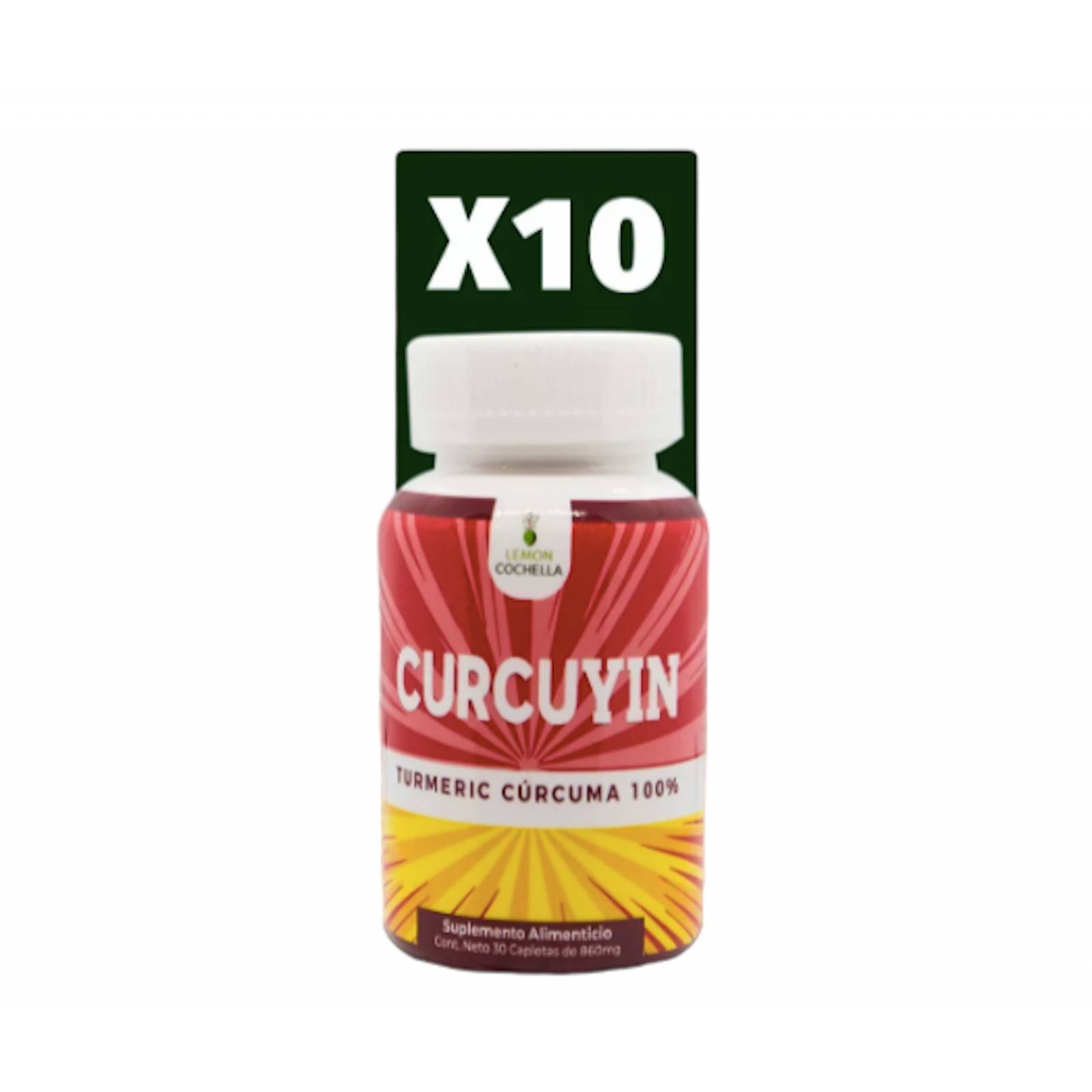 Curcuyin (Cúrcuma) Kukamonga Paquete 10 Frascos 
