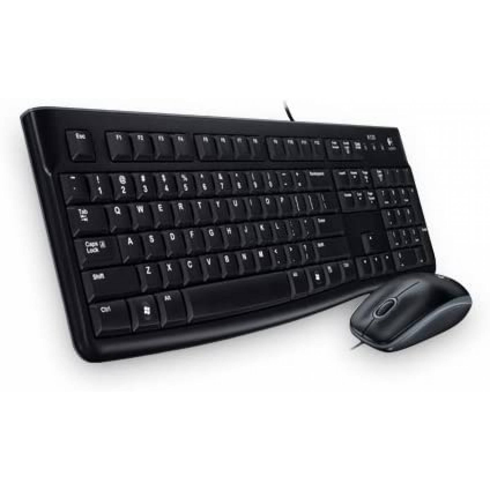 Logitech Kit Mouse y Teclado MK120 Alambrico numerico Resistente a salpicaduras
