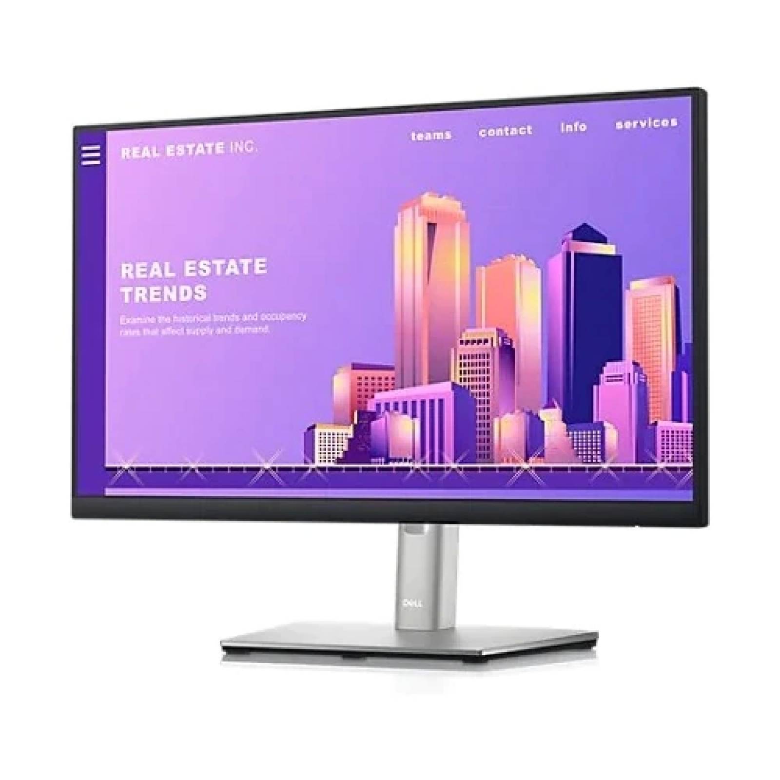 Monitor Dell P2222H 21.5 LED 1920X1080 VGA/DP/HDMI 3WTY