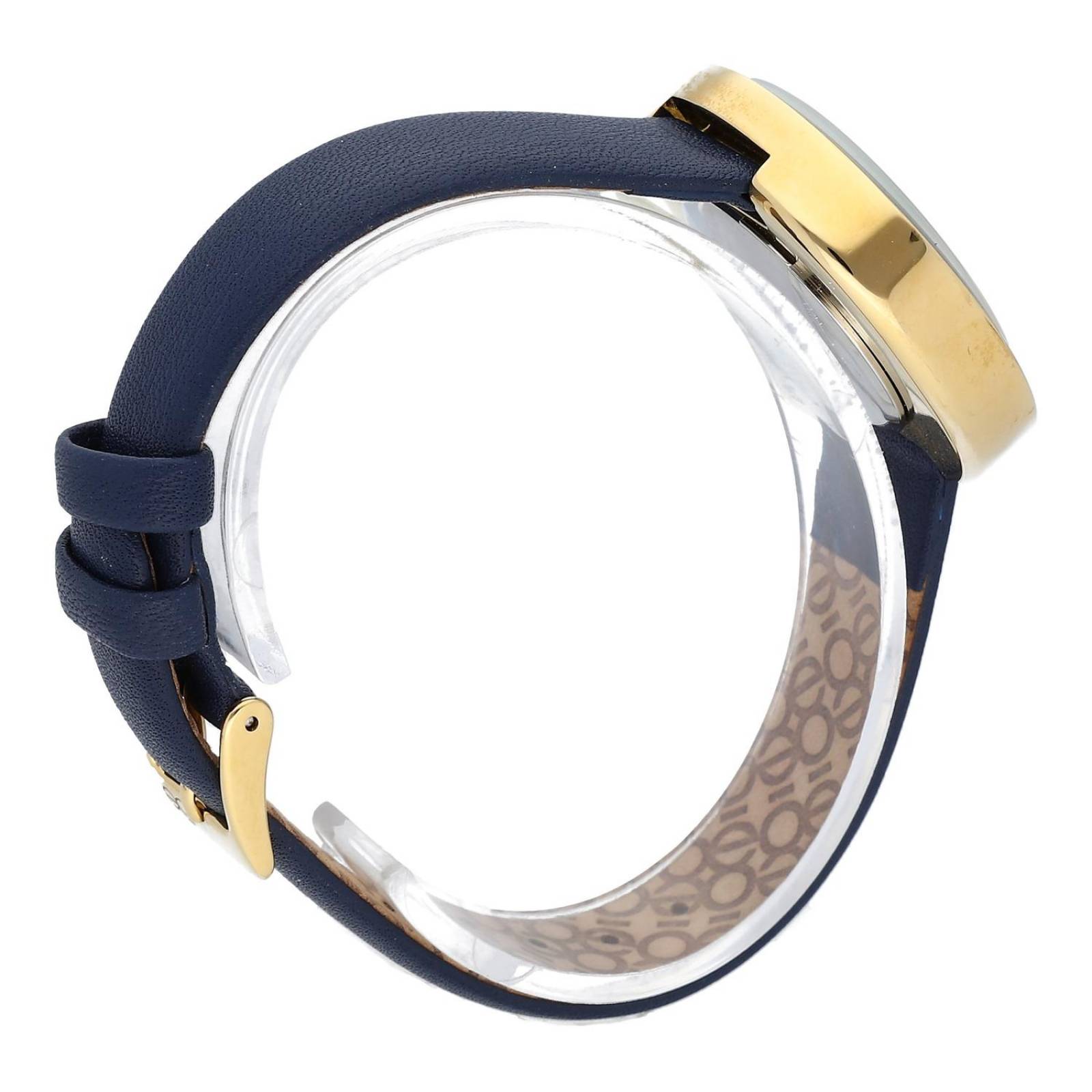 Cloe Reloj Análogo Dama Casual Correa De Tacto Piel Doble fondo con detalle OE OE1838 