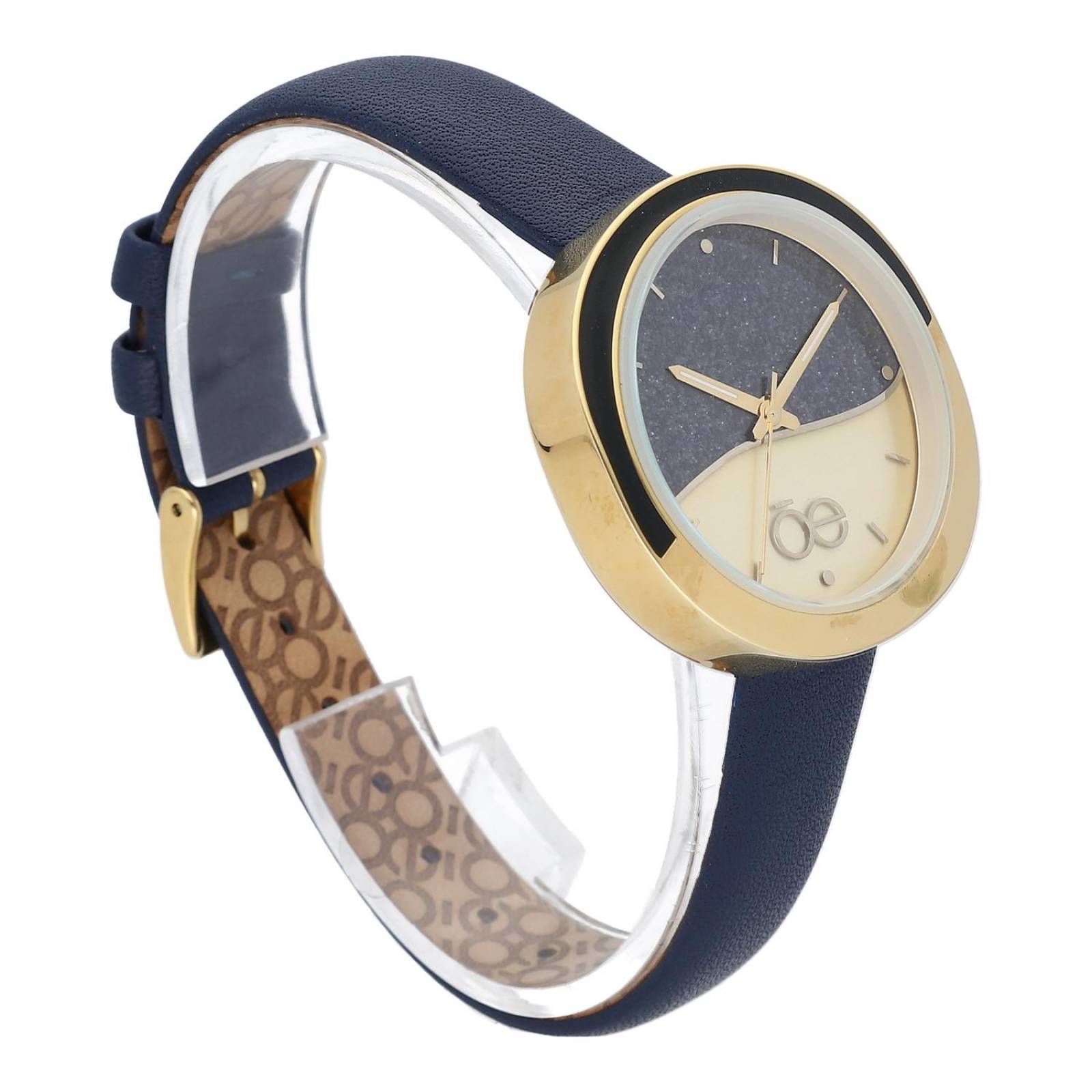 Cloe Reloj Análogo Dama Casual Correa De Tacto Piel Doble fondo con detalle OE OE1838 