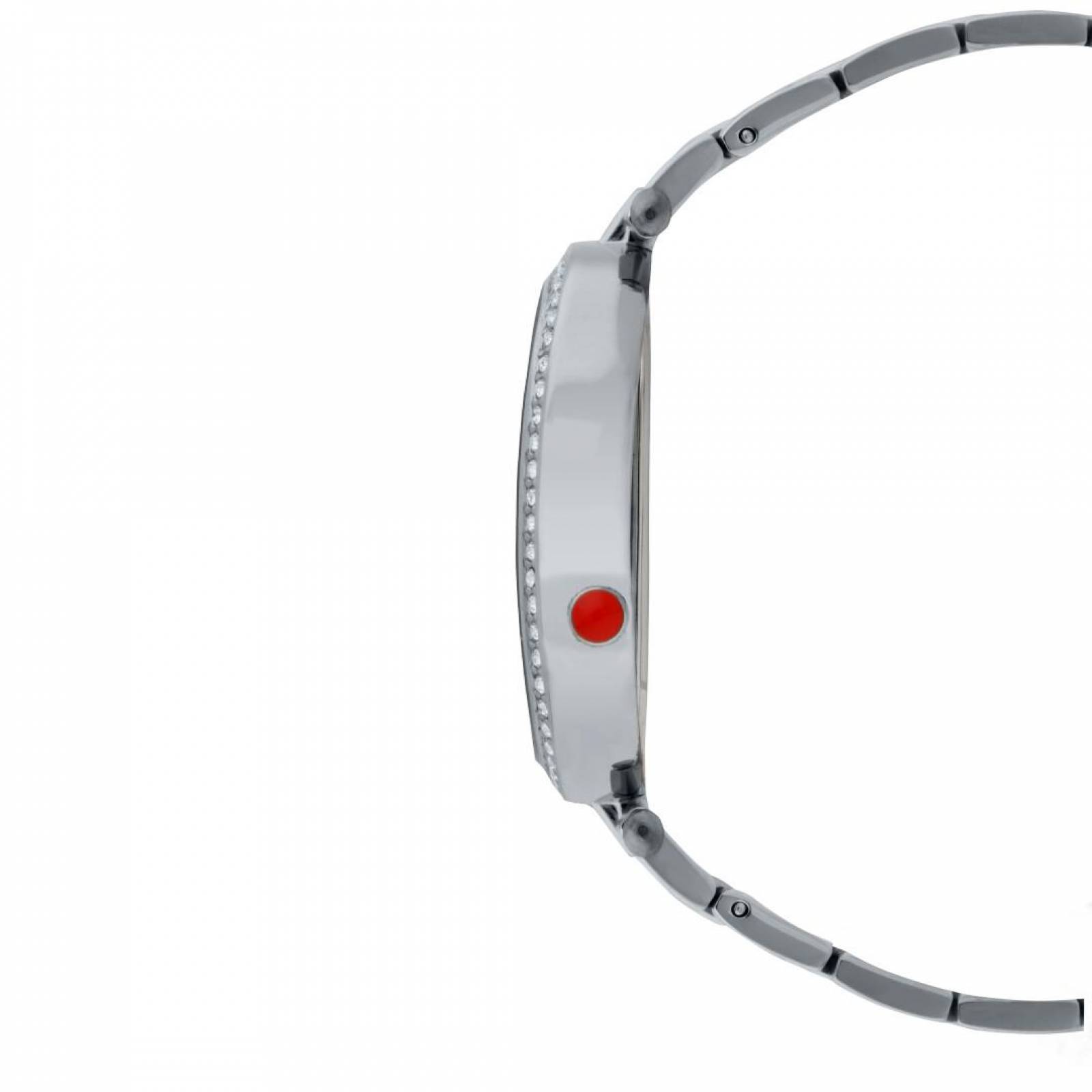 Cloe Reloj Análogo Dama Casual Correa De Acero Inoxidable Caja Ovalada OE2206 Plateado/Silver