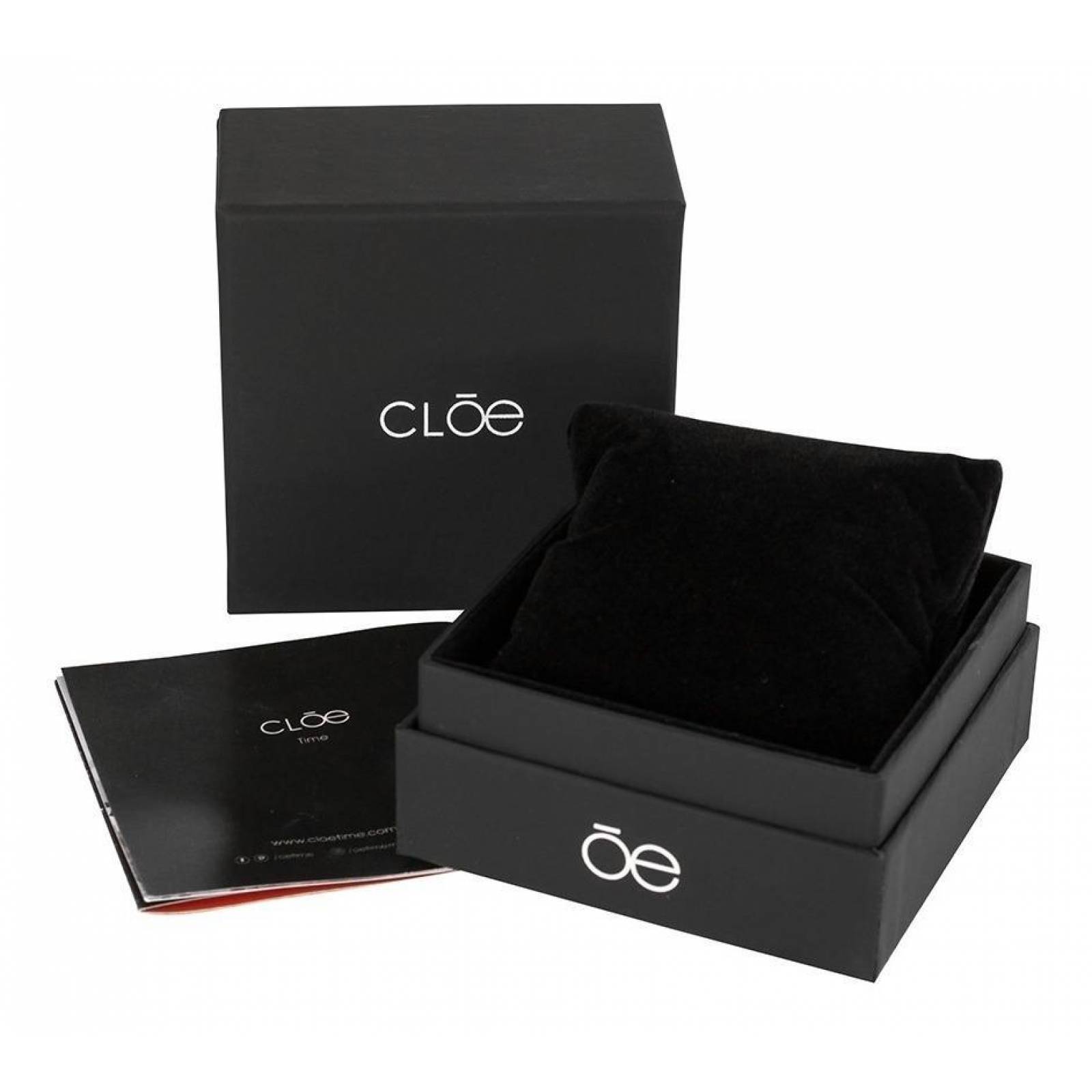 Cloe Reloj Análogo Dama Casual Correa De Acero Inoxidable Caja Ovalada OE2206 Plateado/Silver