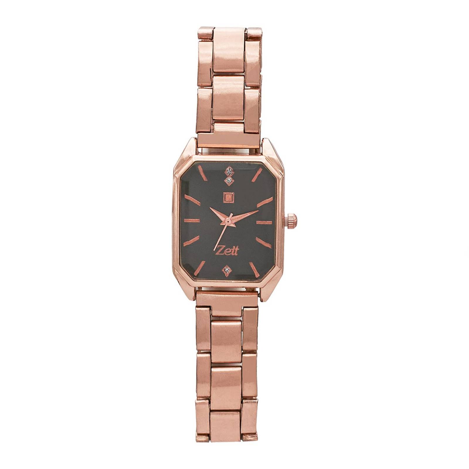 Reloj Análogo Zeit Casual Mujer Metal Negro