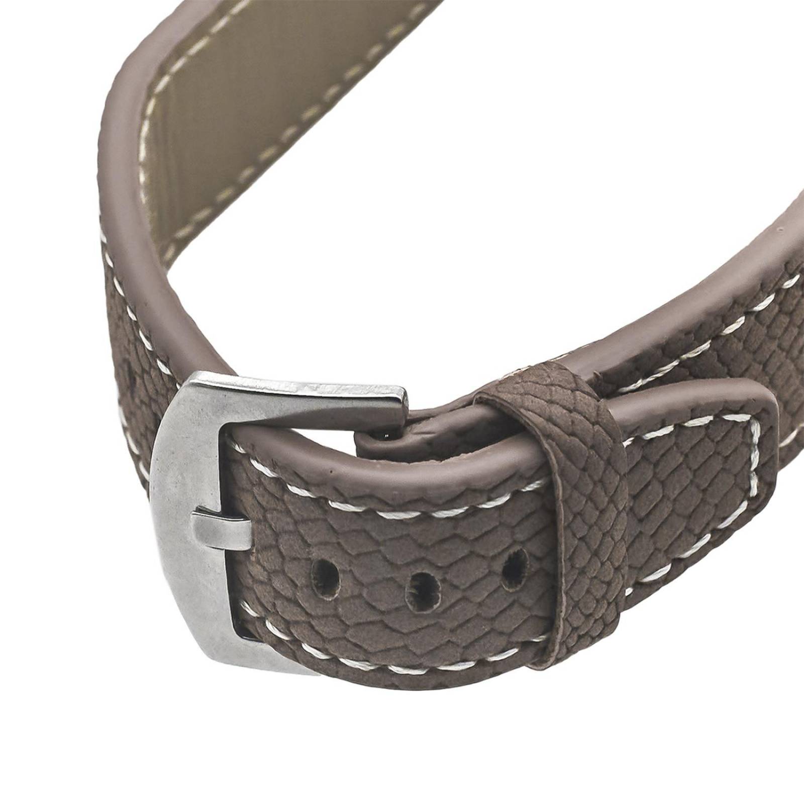 Reloj Análogo Zeit Casual Hombre Tacto Piel Café