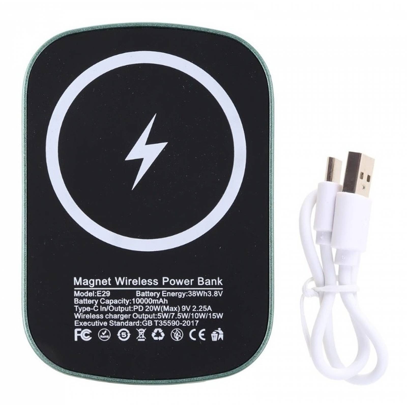 Power Bank para IPhone/ Bateria Portable para iPhone Magnetica inalambrica 10,000 mah Ultra portatil 