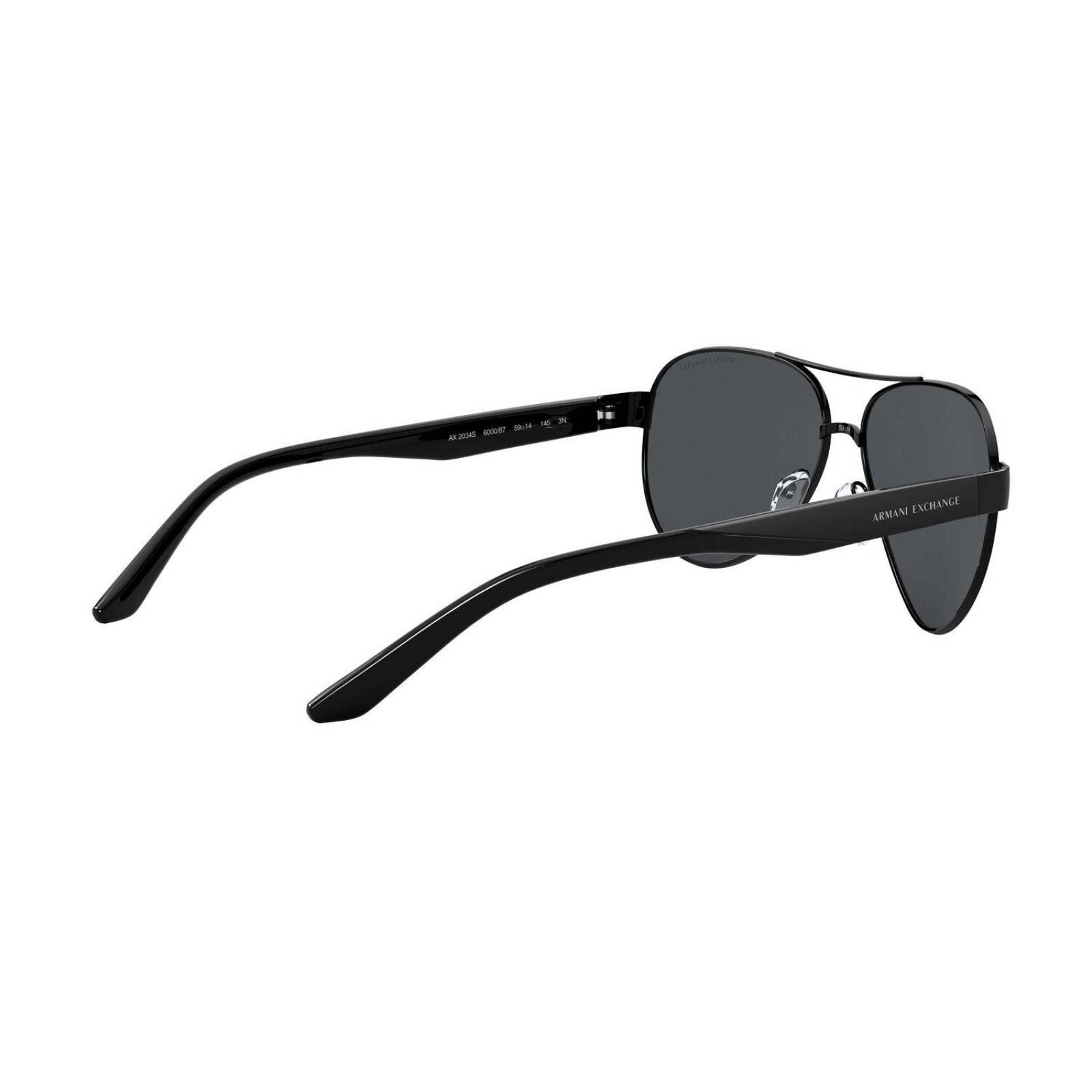 Lentes de Sol Black Armani Exchange
