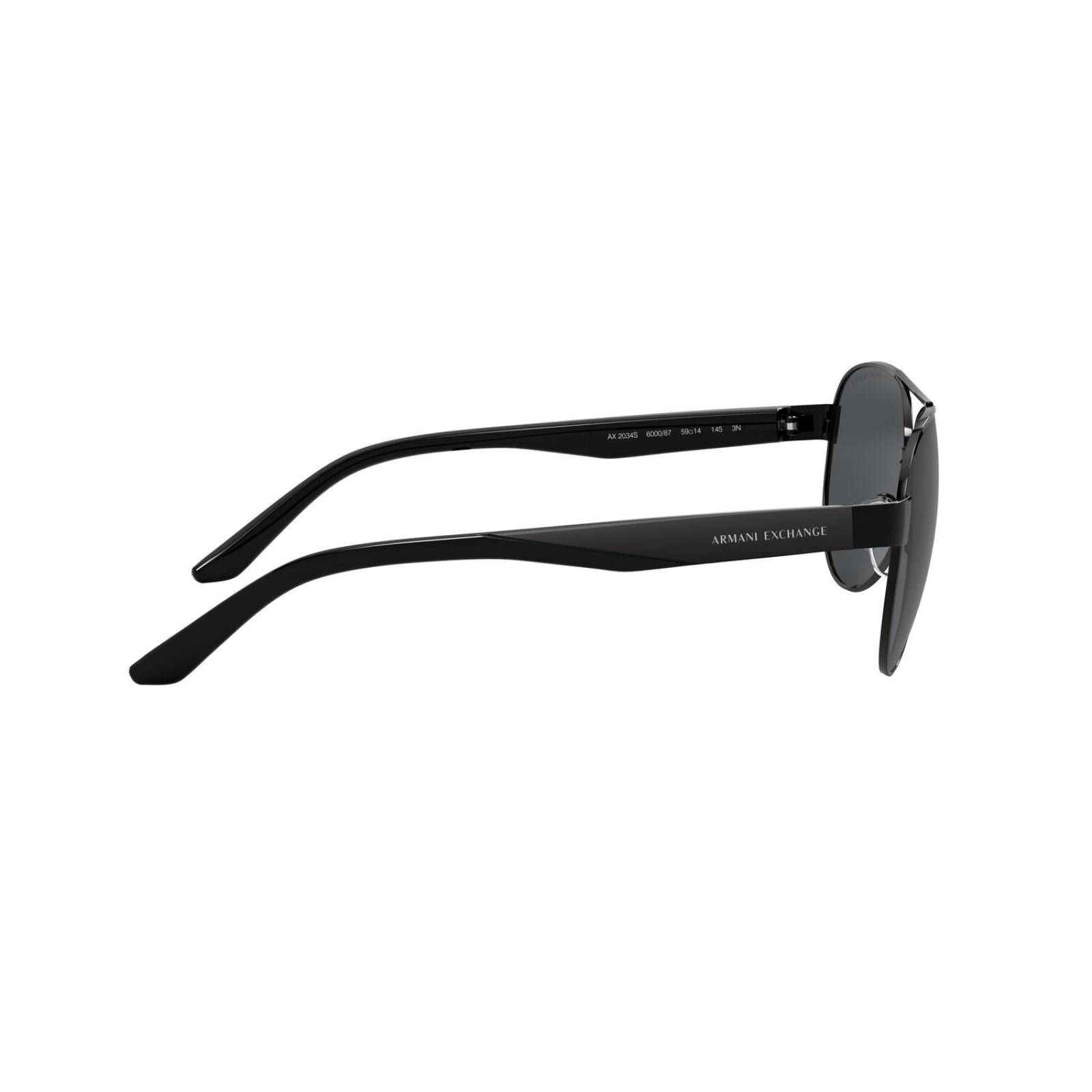 Lentes de Sol Black Armani Exchange