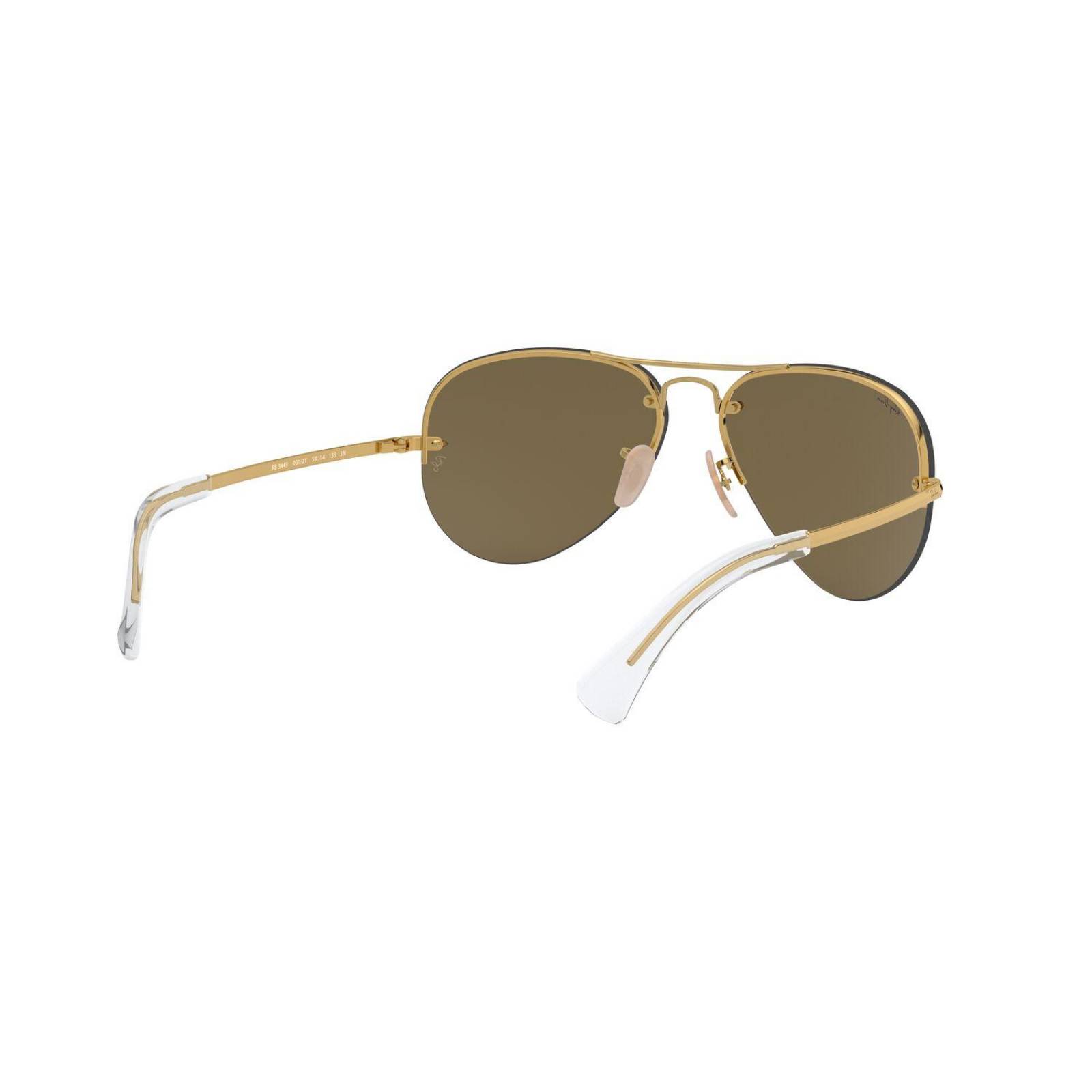 Lentes de Sol Aviador Marrón Claro RayBan 