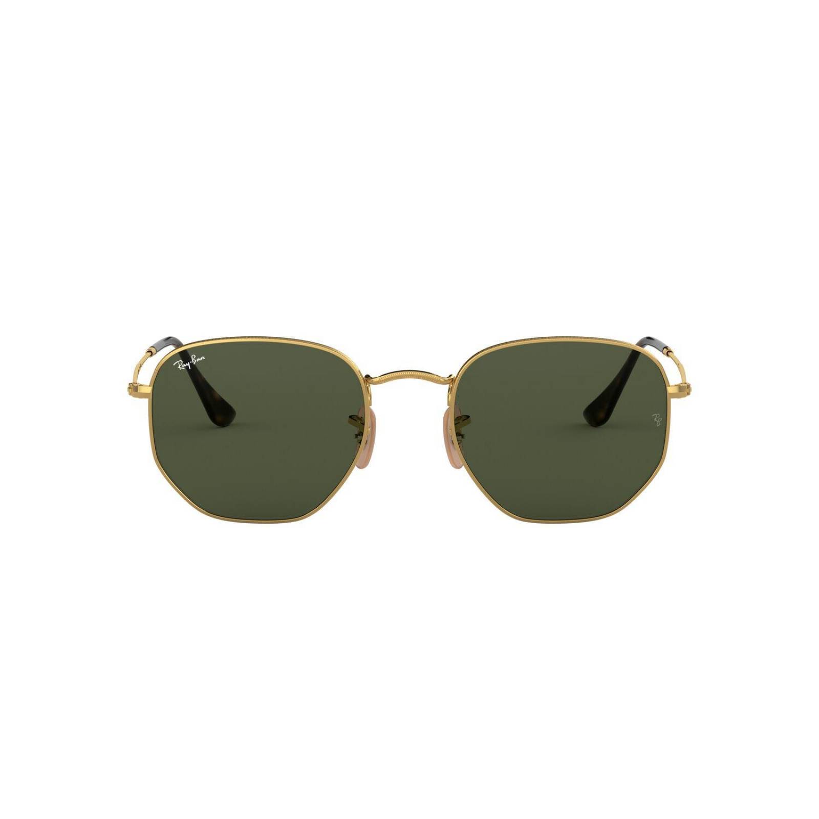 Lentes De Sol Hexagonal Classic Dorado Green Ray Ban G 15 Green S M