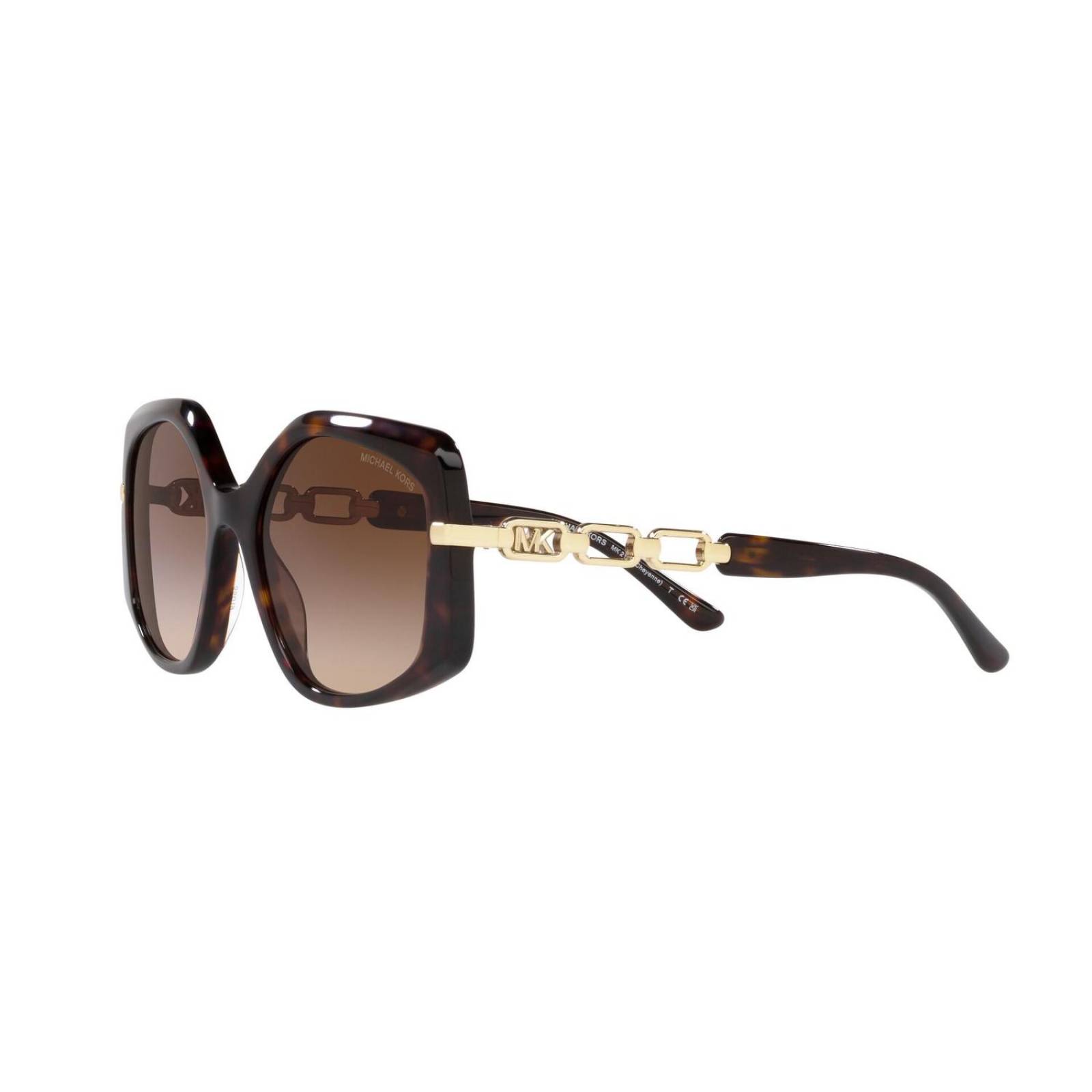 Lentes de Sol Irregular Brown Gradient Michael Kors 