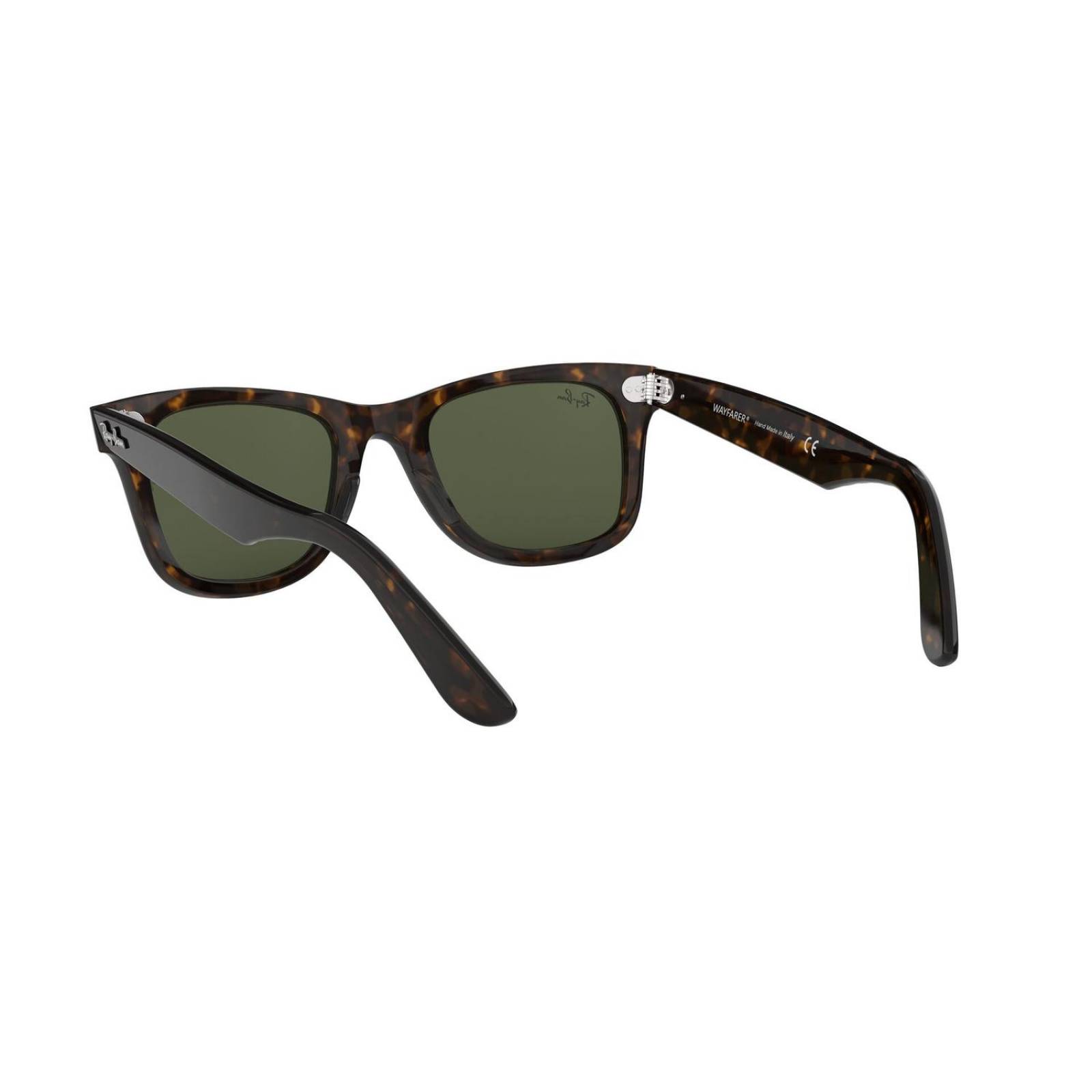 Lentes de Sol Wayfarer Classic Tortoise Green Ray-Ban Verde M XL