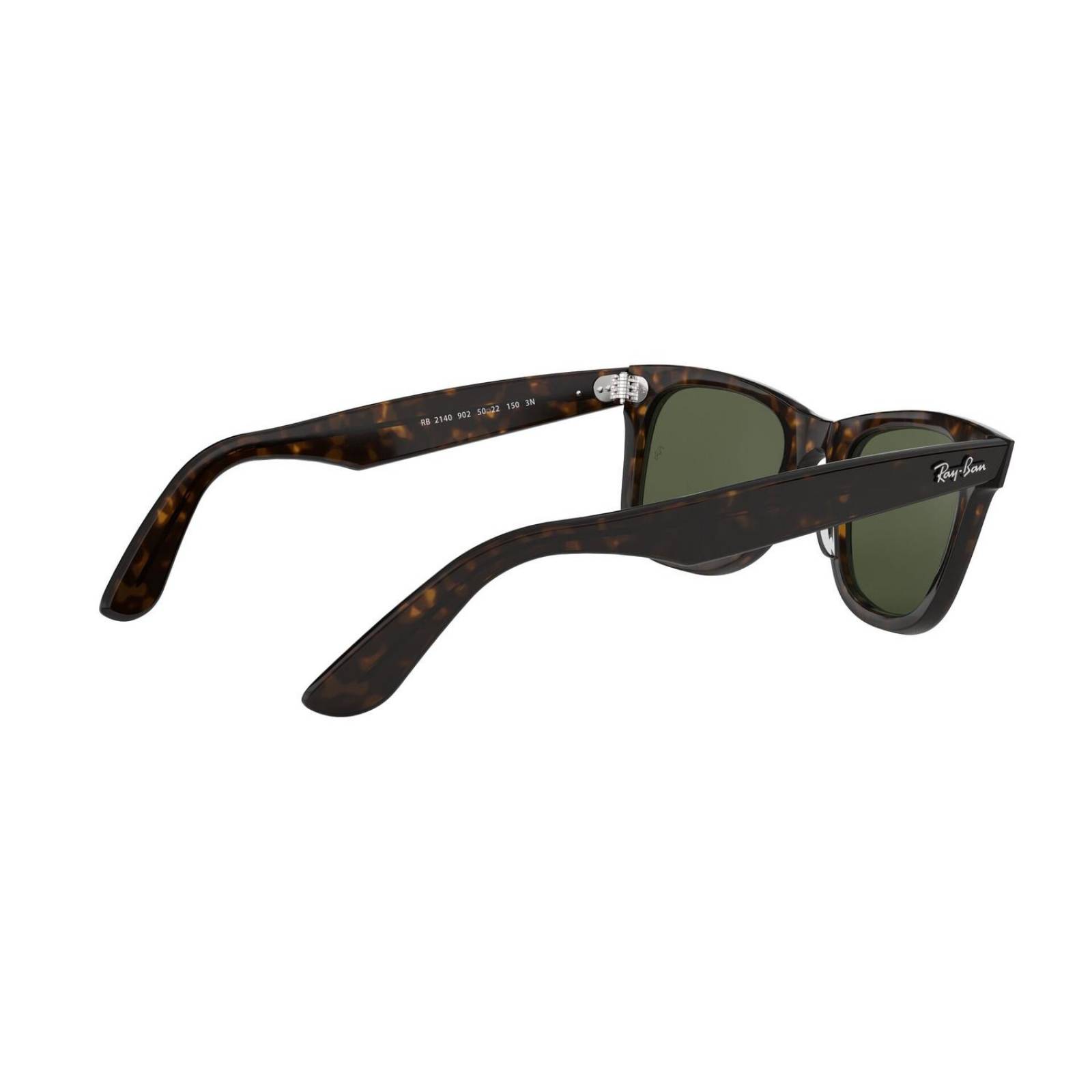 Lentes de Sol Wayfarer Classic Tortoise Green Ray-Ban Verde M XL
