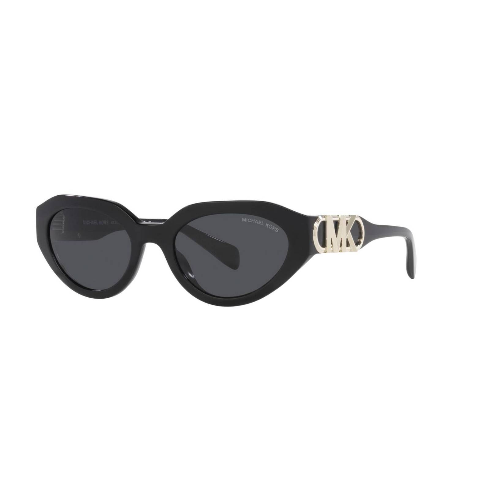 Lentes de Sol Empire Oval Gris Sólido Michael Kors 