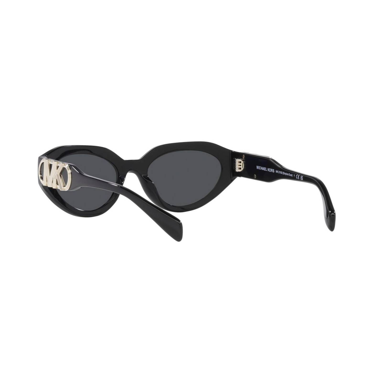 Lentes de Sol Empire Oval Gris Sólido Michael Kors 