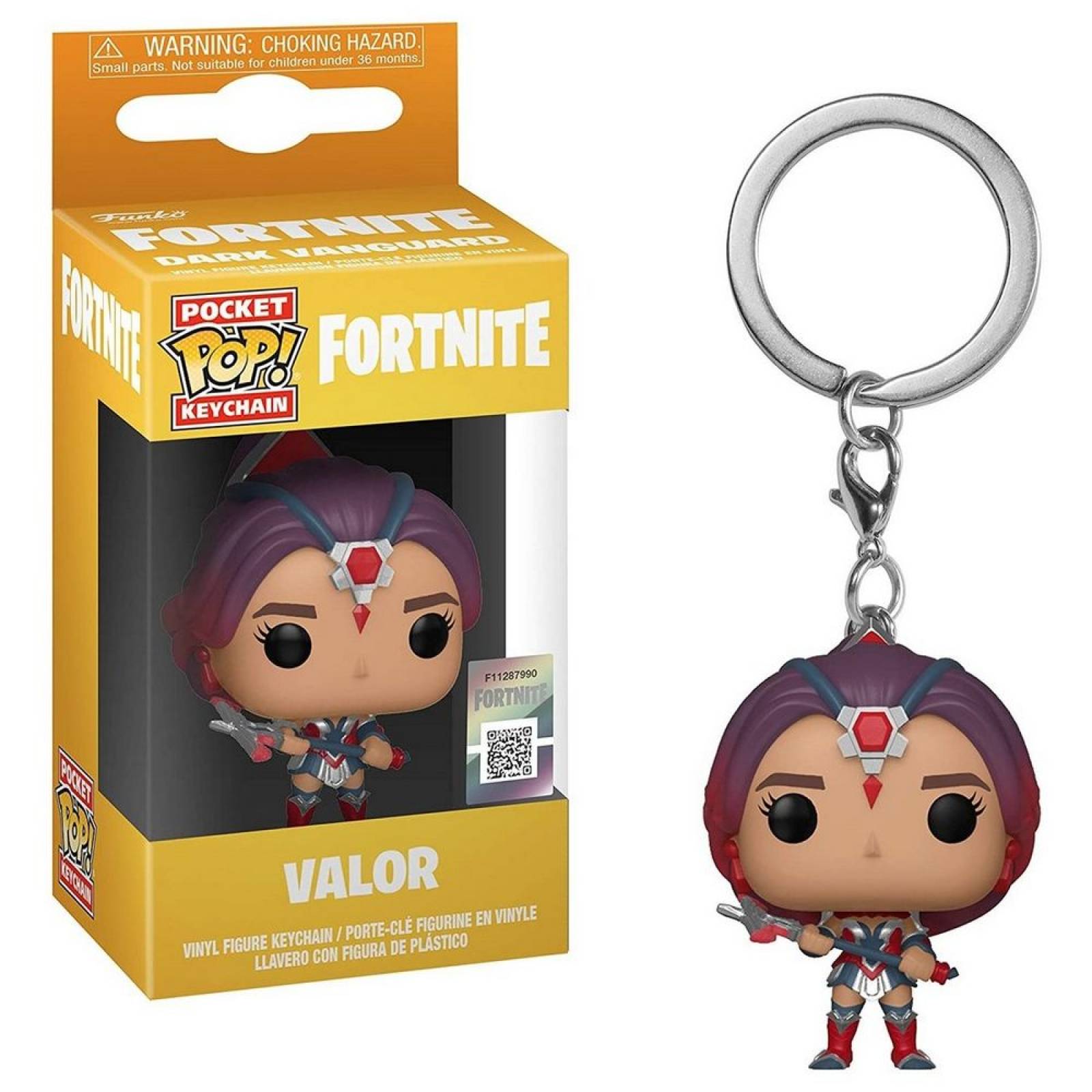 Llavero Valor Fortnite Pocket Pop