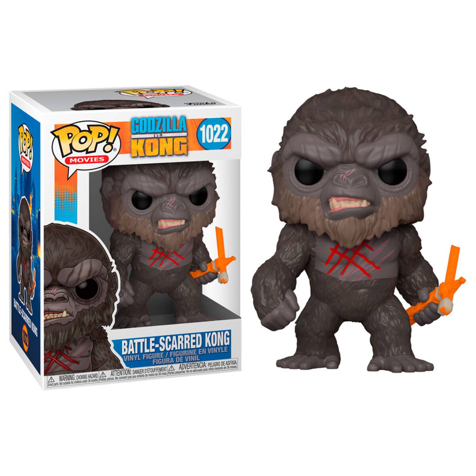 Battle-Scarred Kong 1022 Godzilla Vs Kong Funko Pop