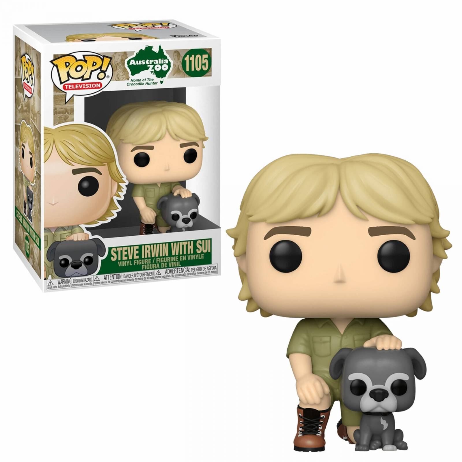 Steve Irwin With Sui 1105 Steve Irwin Funko Pop