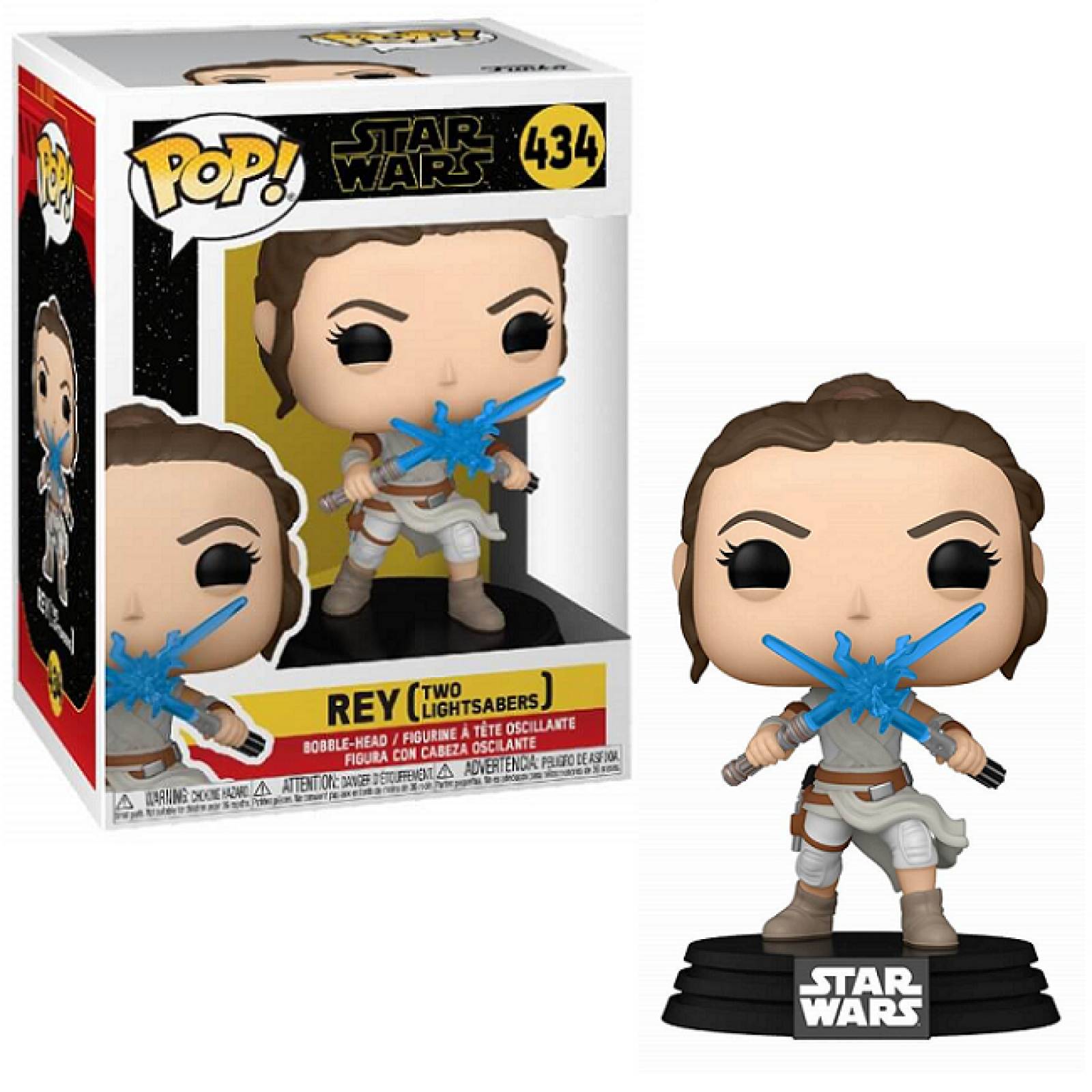 Rey Two Lightsabers Star Wars 434 Funko Pop!