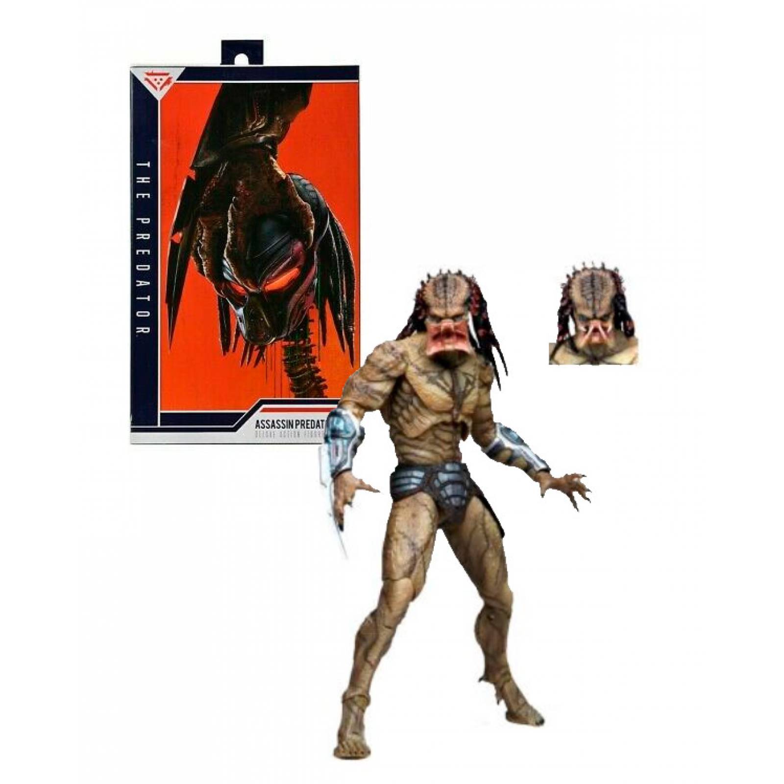 Depredador Sin Armadura Deluxe Neca Figura
