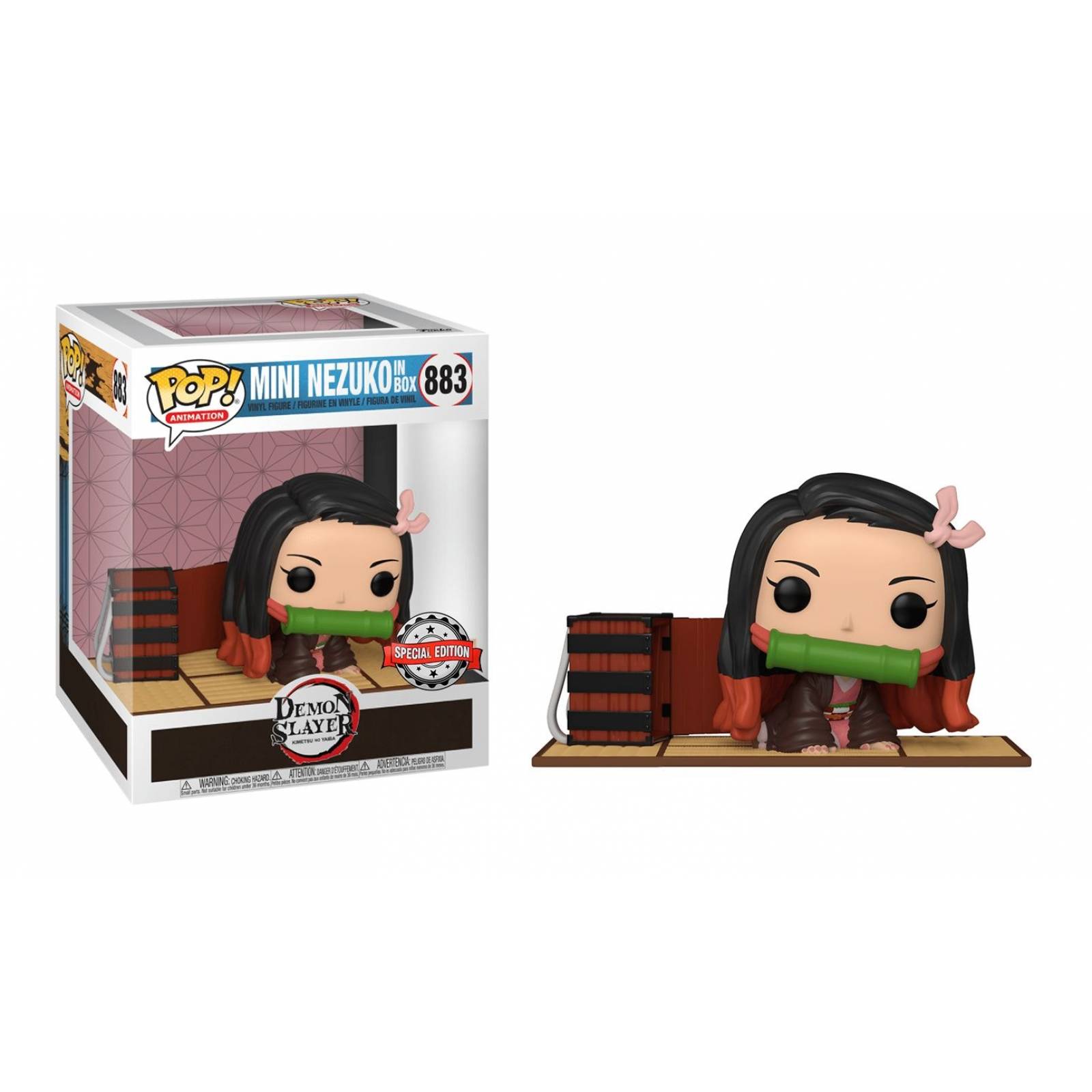 Figura Mini Nezuko In Box 883 Demon Slayer Funko Pop