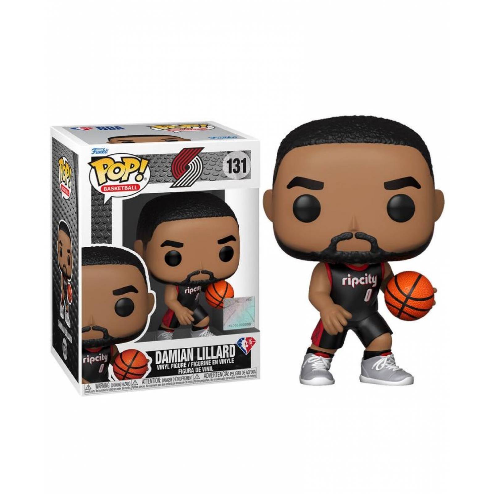 Figura Damian Lillard 131 Trail Blazers Nba Funko Pop