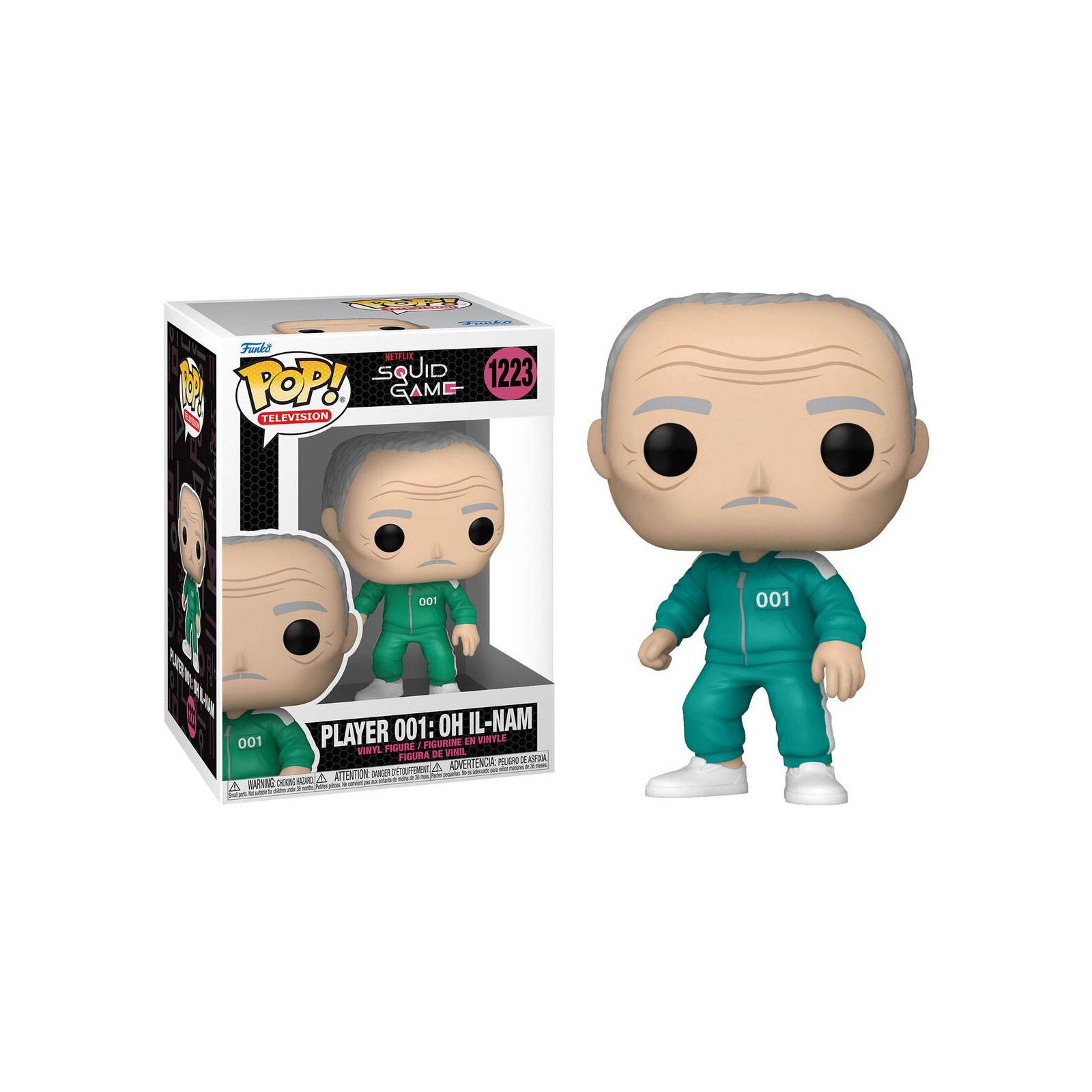 Figura Jugador 001 Oh Il-Nam 1223 Juego del Calamar Funko Pop