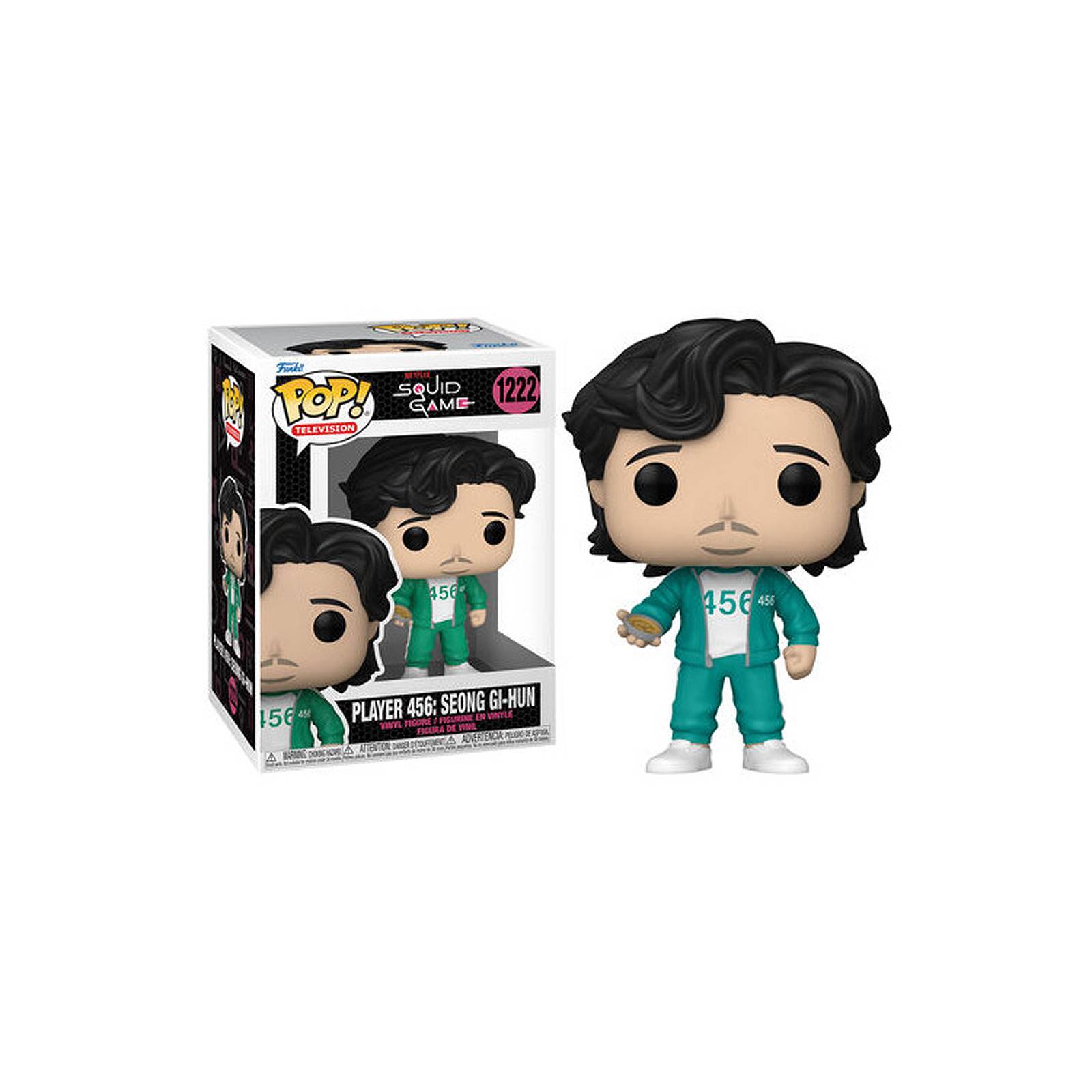 Figura Jugador 456 Seong Ji Hun 1222 Juego del Calamar Funko Pop