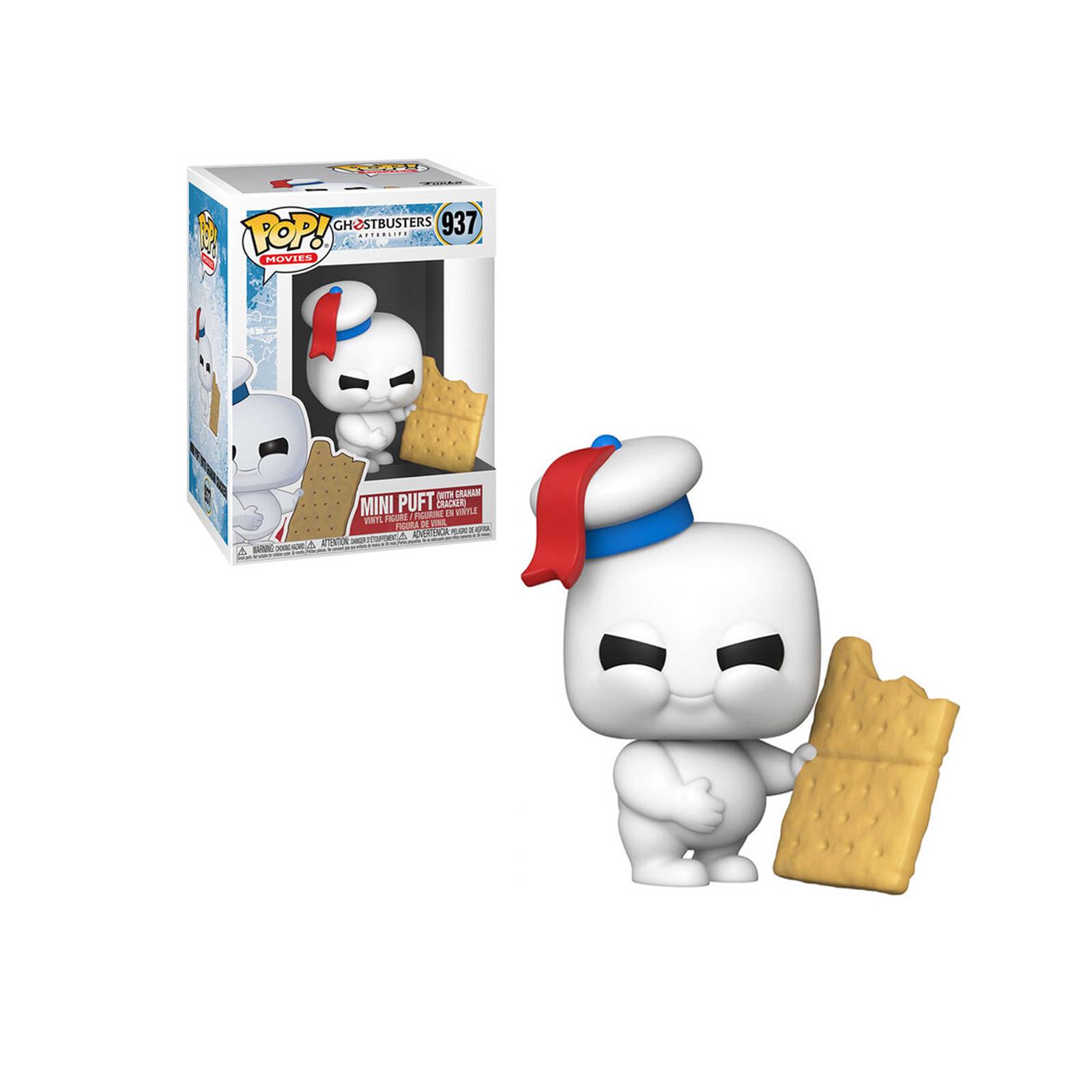 Figura Mini Puft con Graham Cracker 937 Cazafantasmas Funko Pop