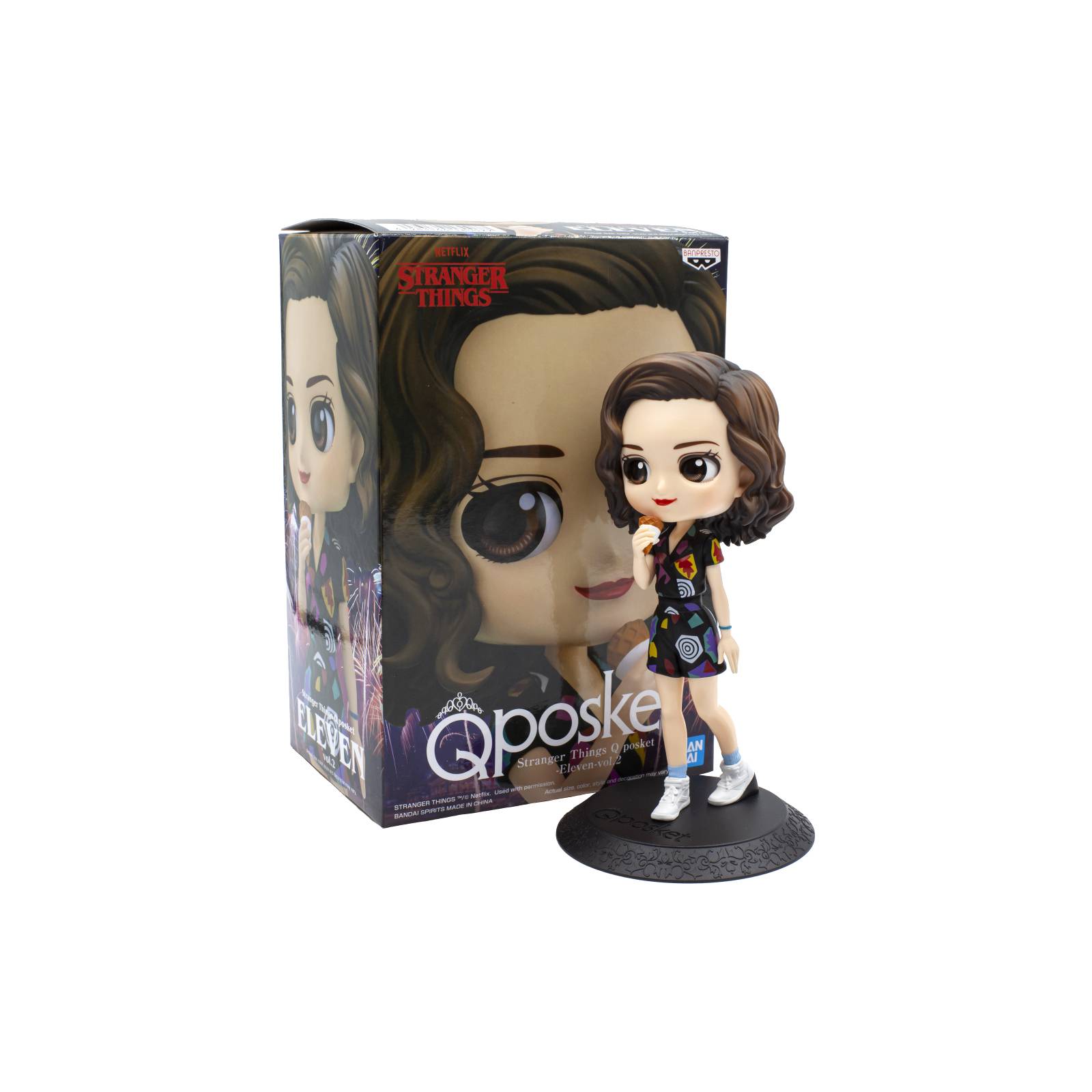 Figura Eleven Con Vestido Stranger Things Q Posket Banpresto