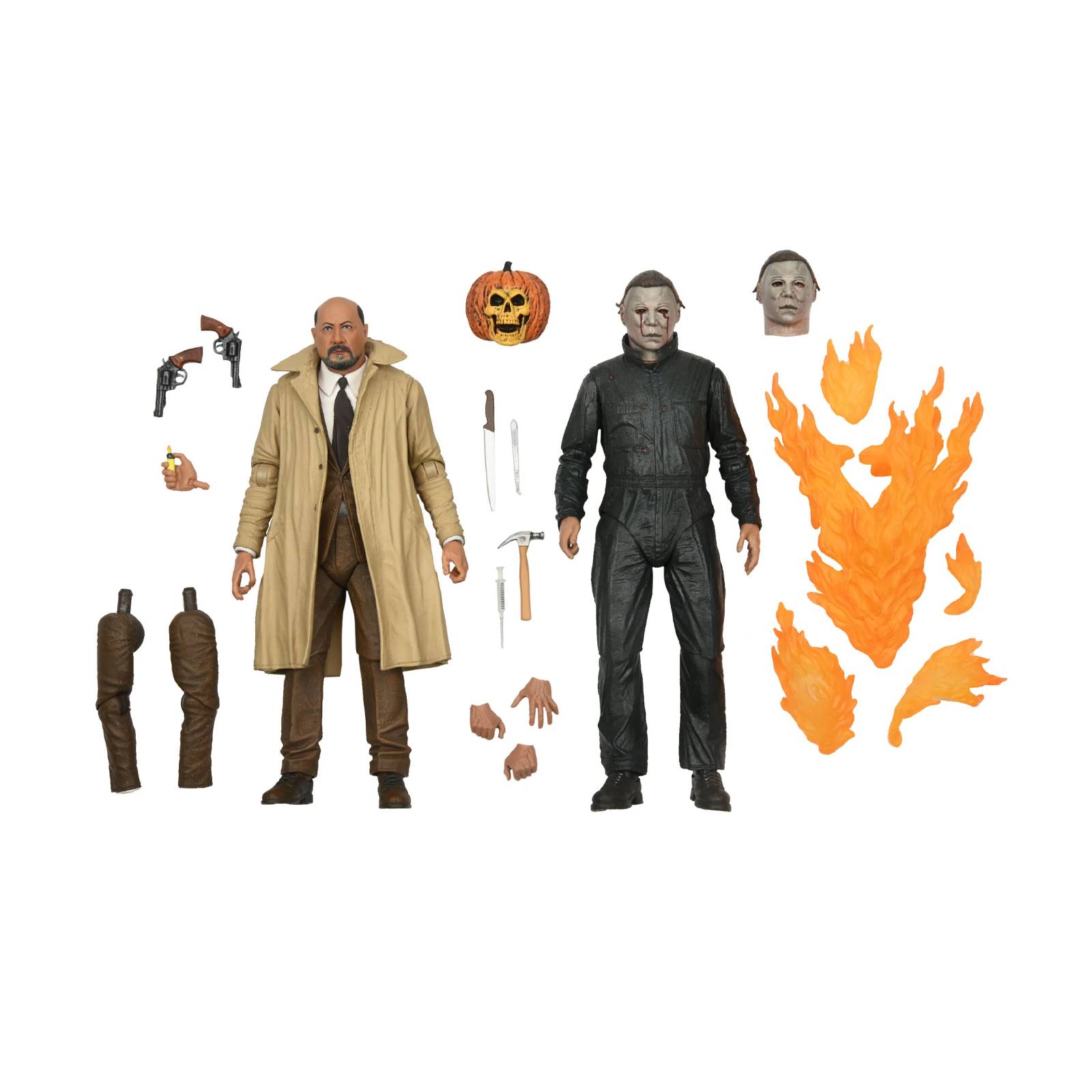 Figuras Neca Halloween Ultimate Michael Myers y Dr Loomis
