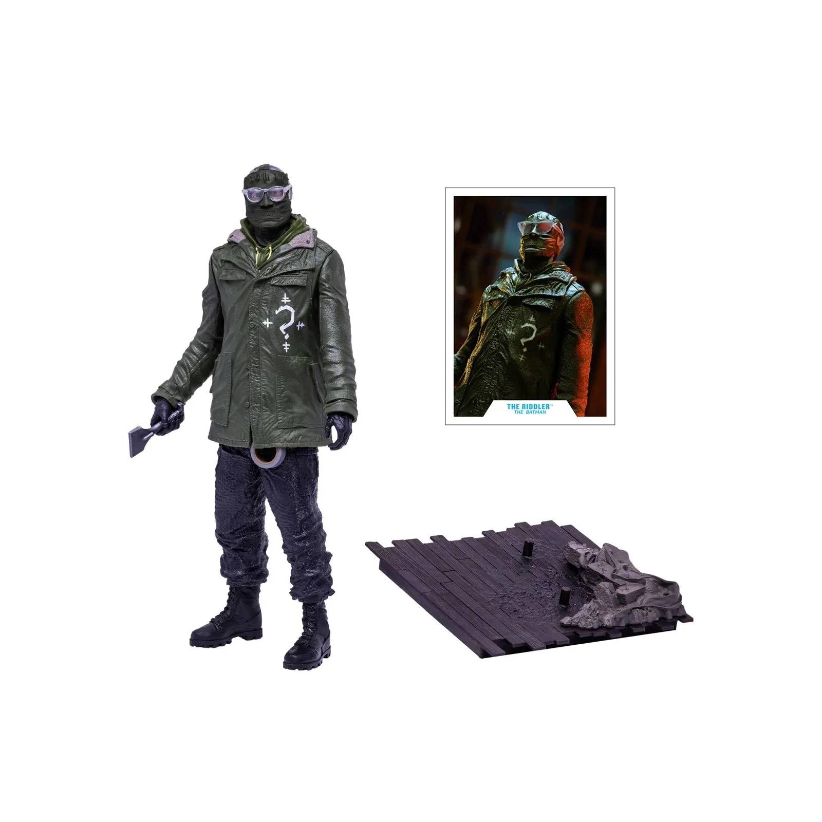 The Riddler Batman Dc Multiverse McFarlane Acertijo 22 cm