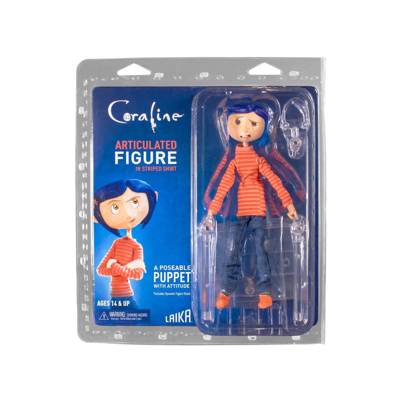 Figura Articulada Coraline Camisa de Rayas Neca