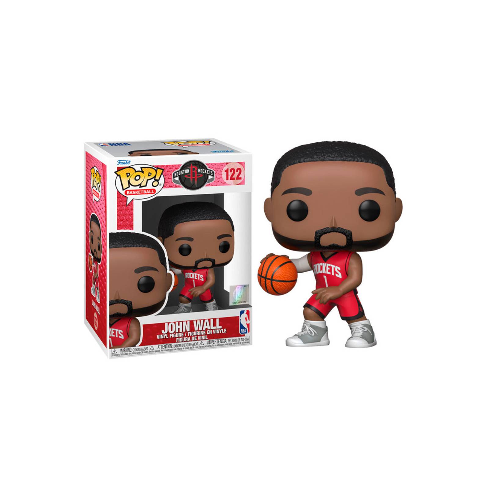 Figura John Wall 122 Houston Rockets Funko Pop NBA