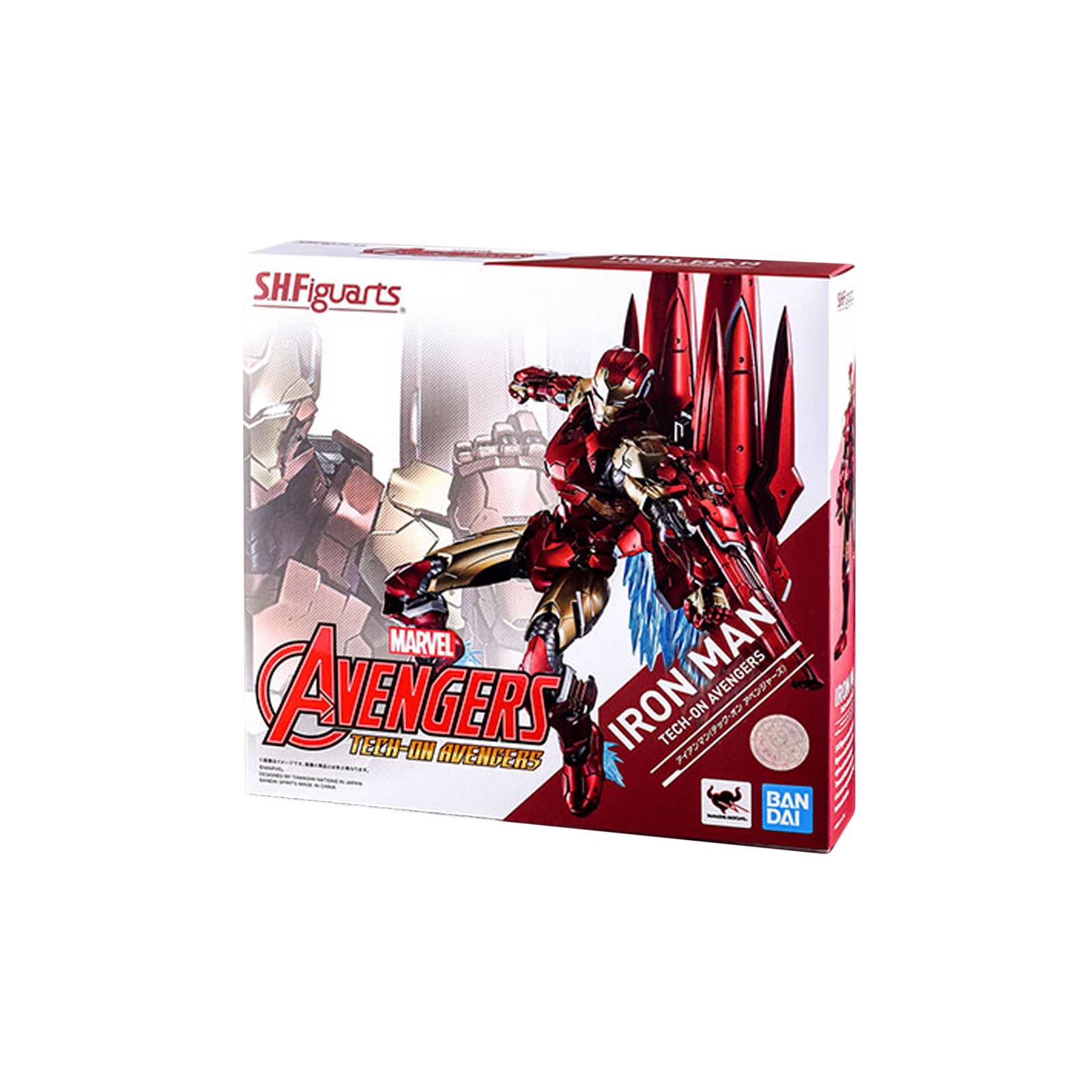 Figura Iron Man Tech On Avengers Sh Figuarts Bandai