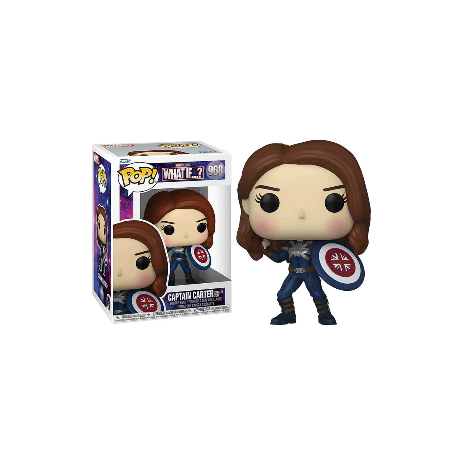 Captain Carter Stealth Suit 968 What If Marvel Funko Pop