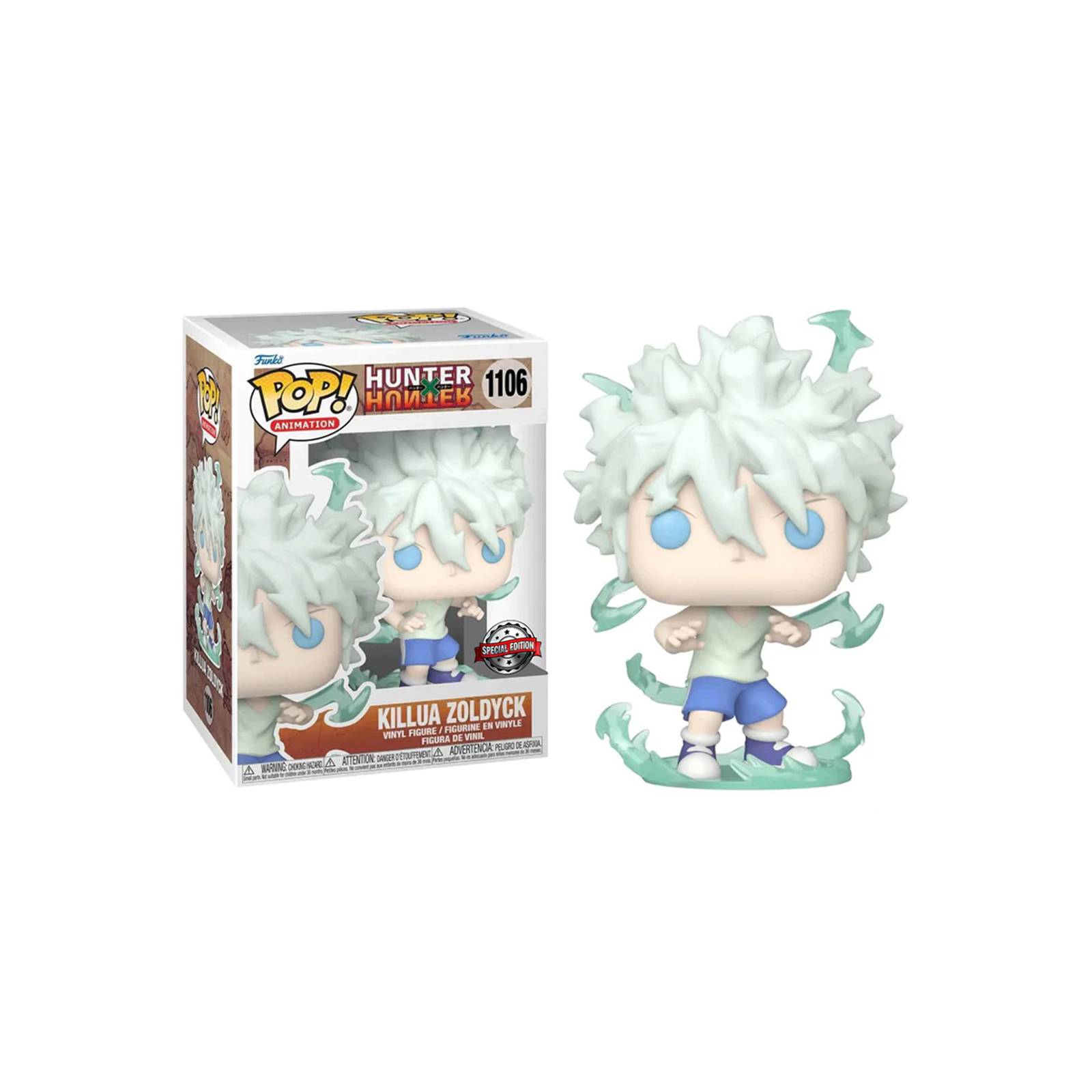 Figura Killua Zoldyck 1106 Hunter X Hunter Funko Pop