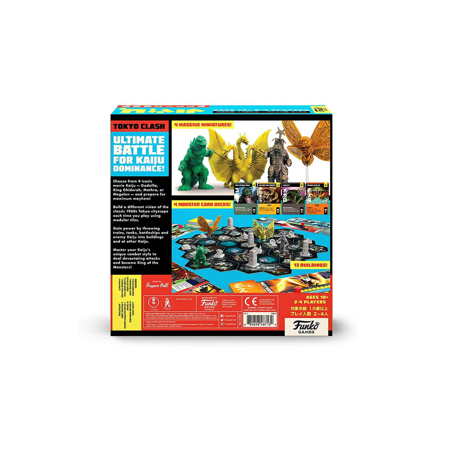 Godzilla Tokio Clash Juego De Estrategia Funko Games