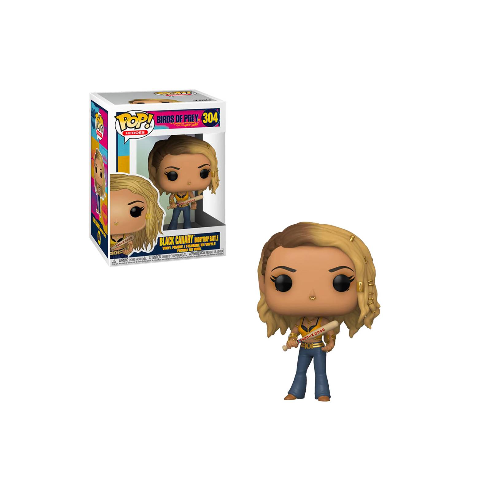 Figura Black Canary Boobytrap Battle 304 Birds Of Prey Funko Pop