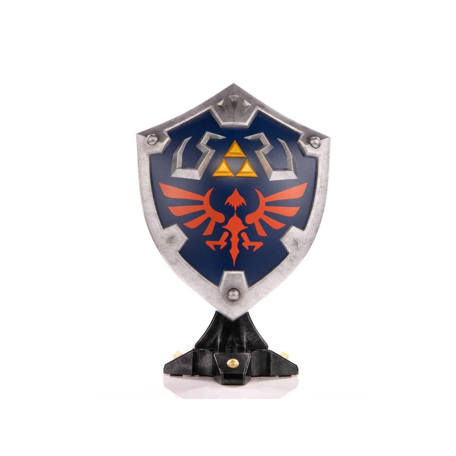 Figura Hylian Shield 12 pulgadas The Legend Of Zelda Breath Of The Wild First 4 Figures