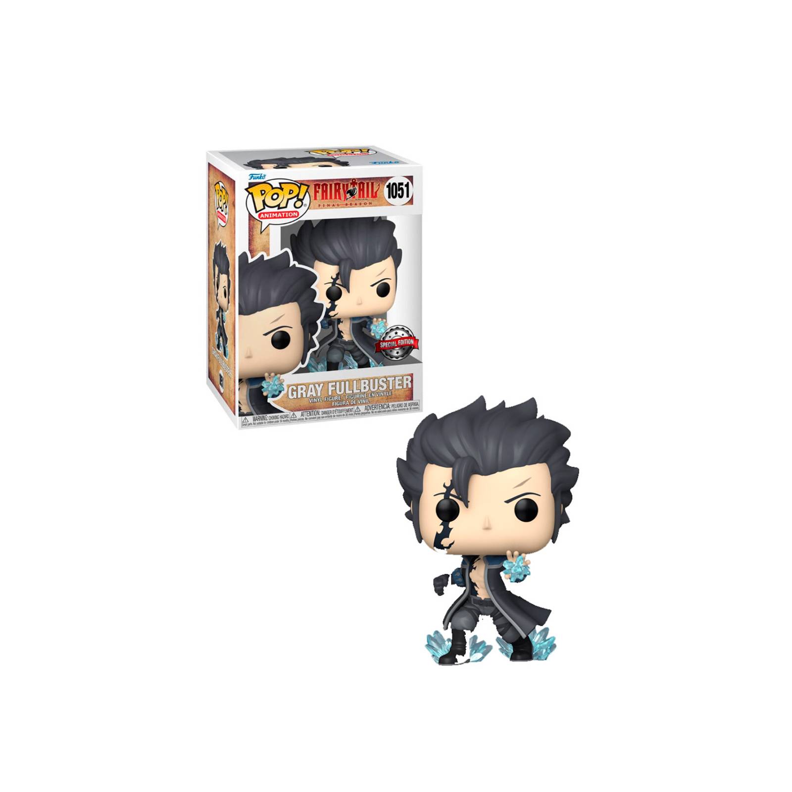 Funko Pop Fairy Tail - Gray Fullbuster #1051 - FYE Exclusive - Vinyl