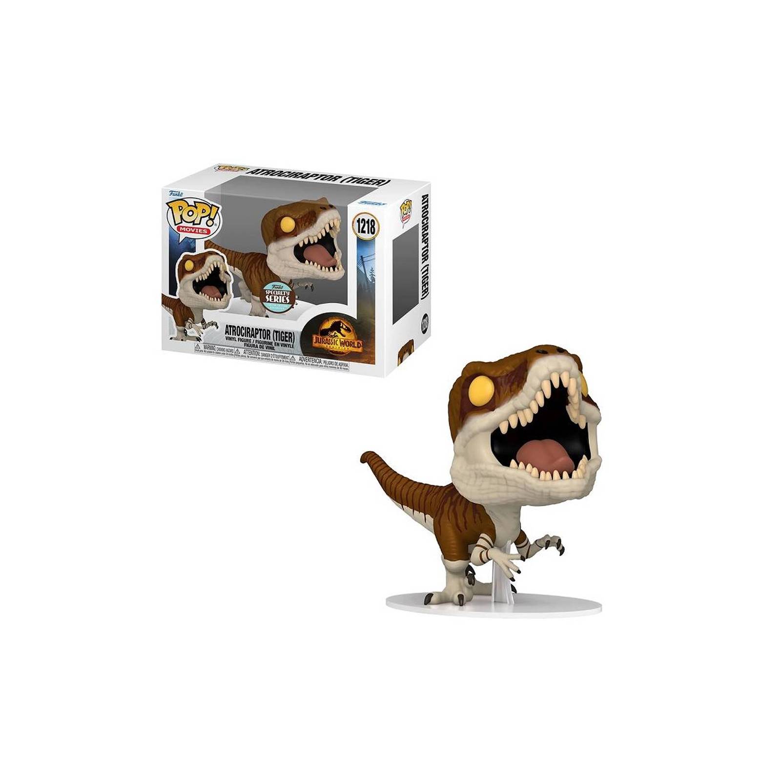 Figura Atrociraptor Tiger 1218 Jurassic World Funko Pop