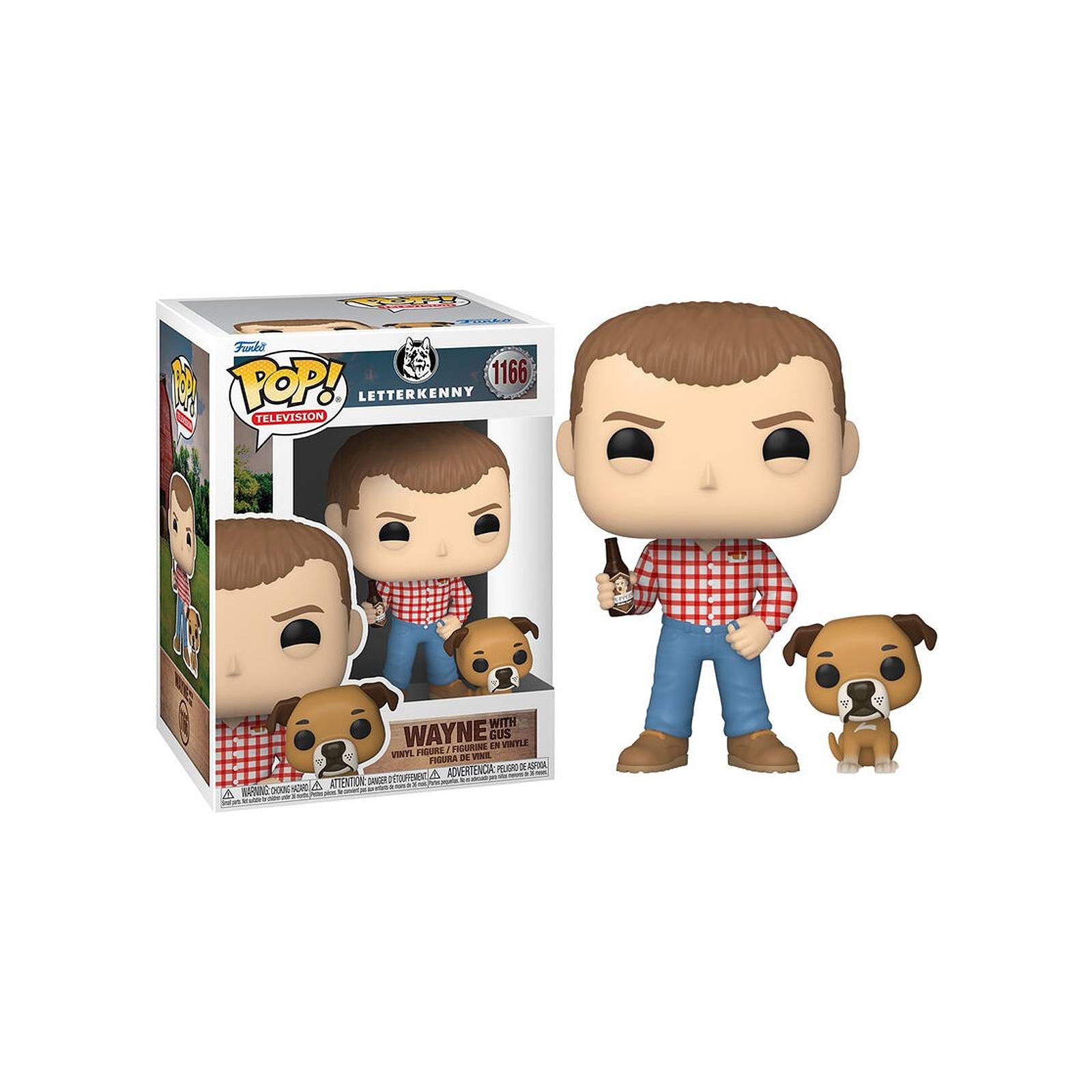 Figura Wayne With Gus 1166 Letterkenny Funko Pop TV