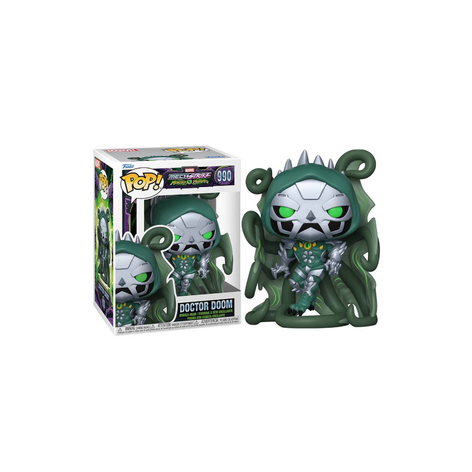 Figura Doctor Doom 990 Mechstrike Monster Hunters Funko Pop